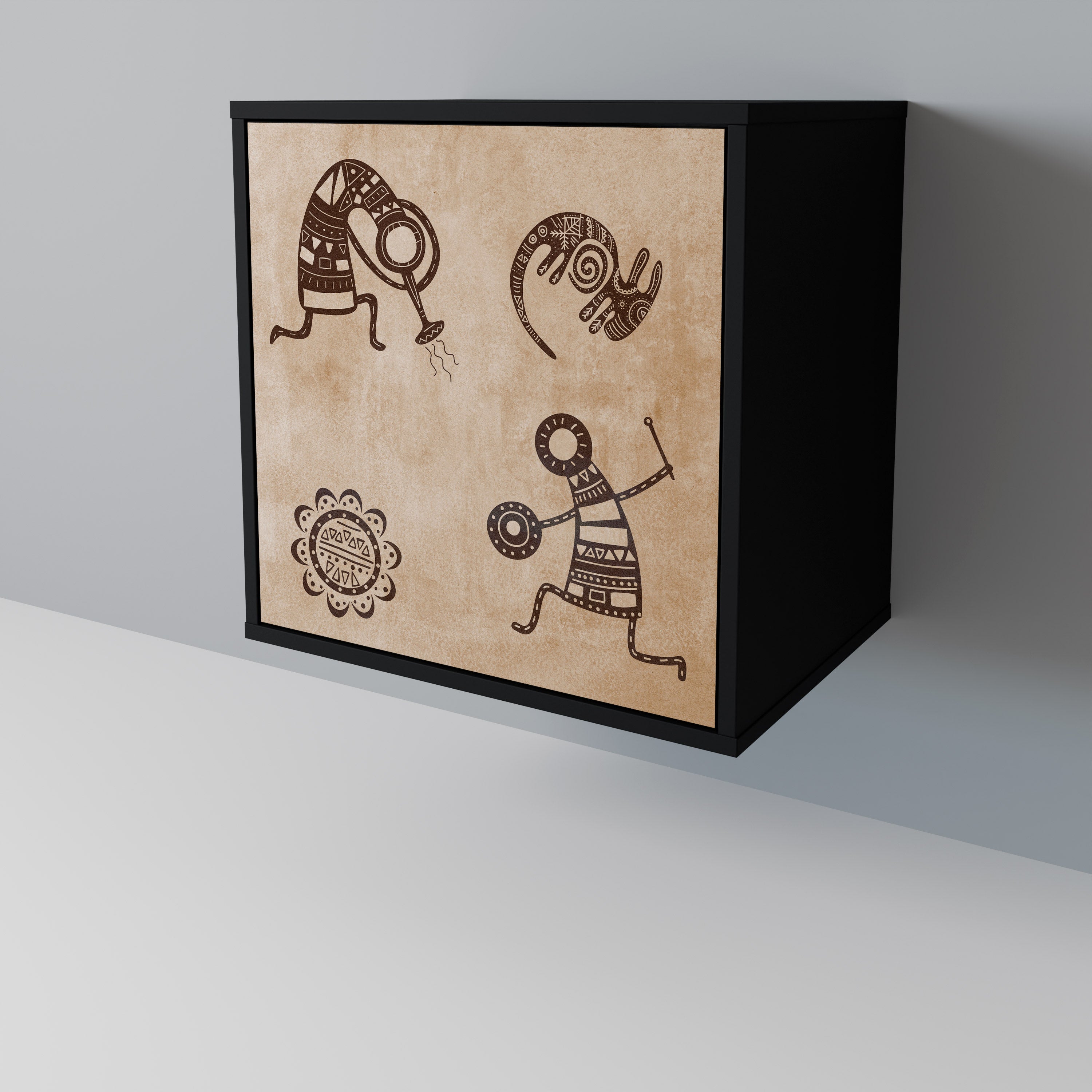 AFRICAN STYLE 1-Door Sideboard