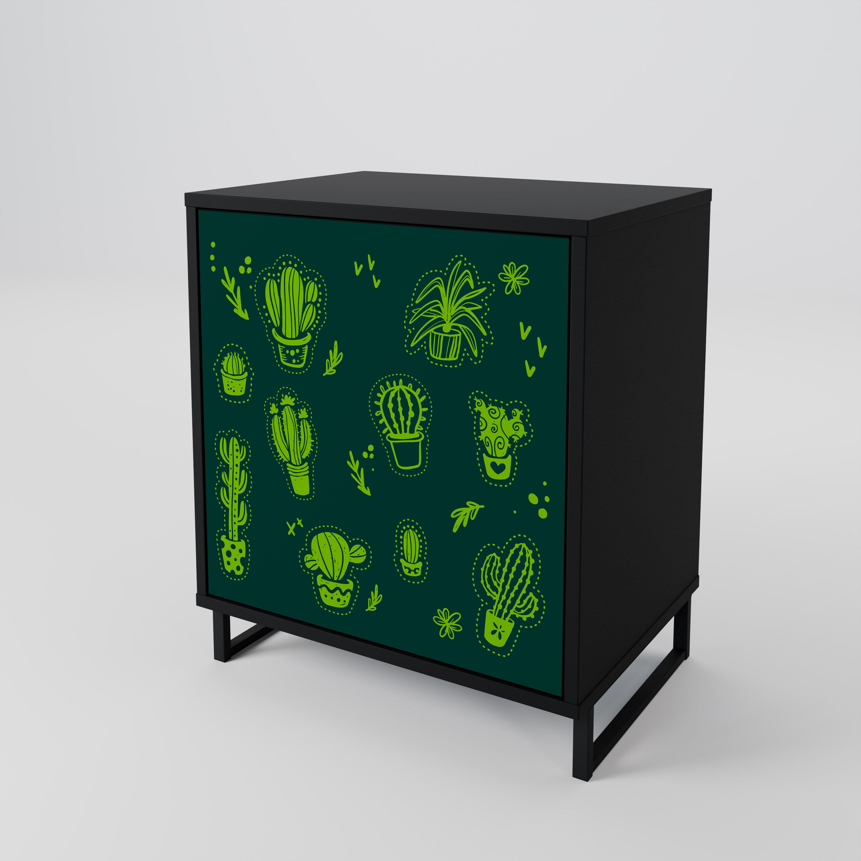 DESERT GREEN 1-Door Sideboard
