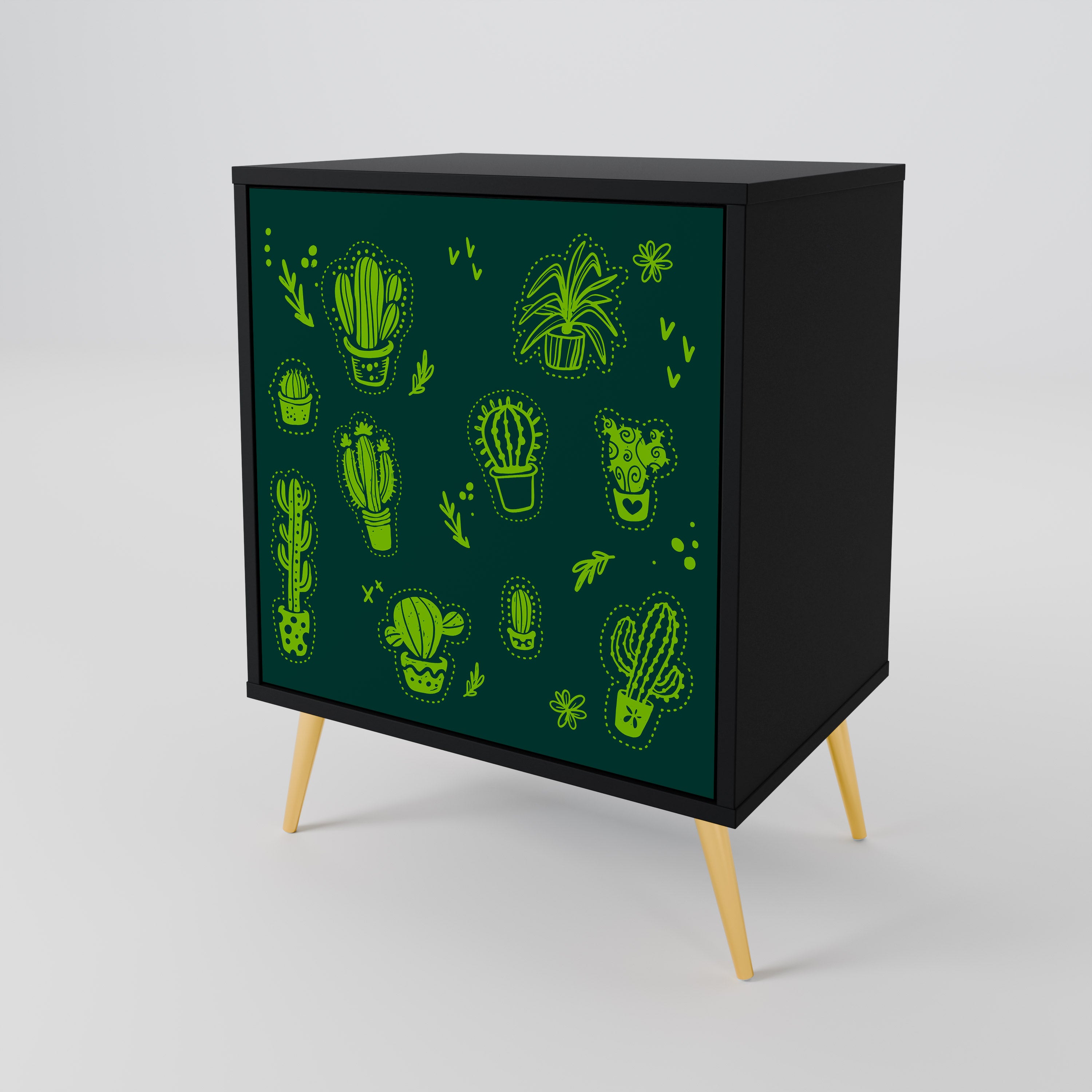 DESERT GREEN 1-Door Sideboard