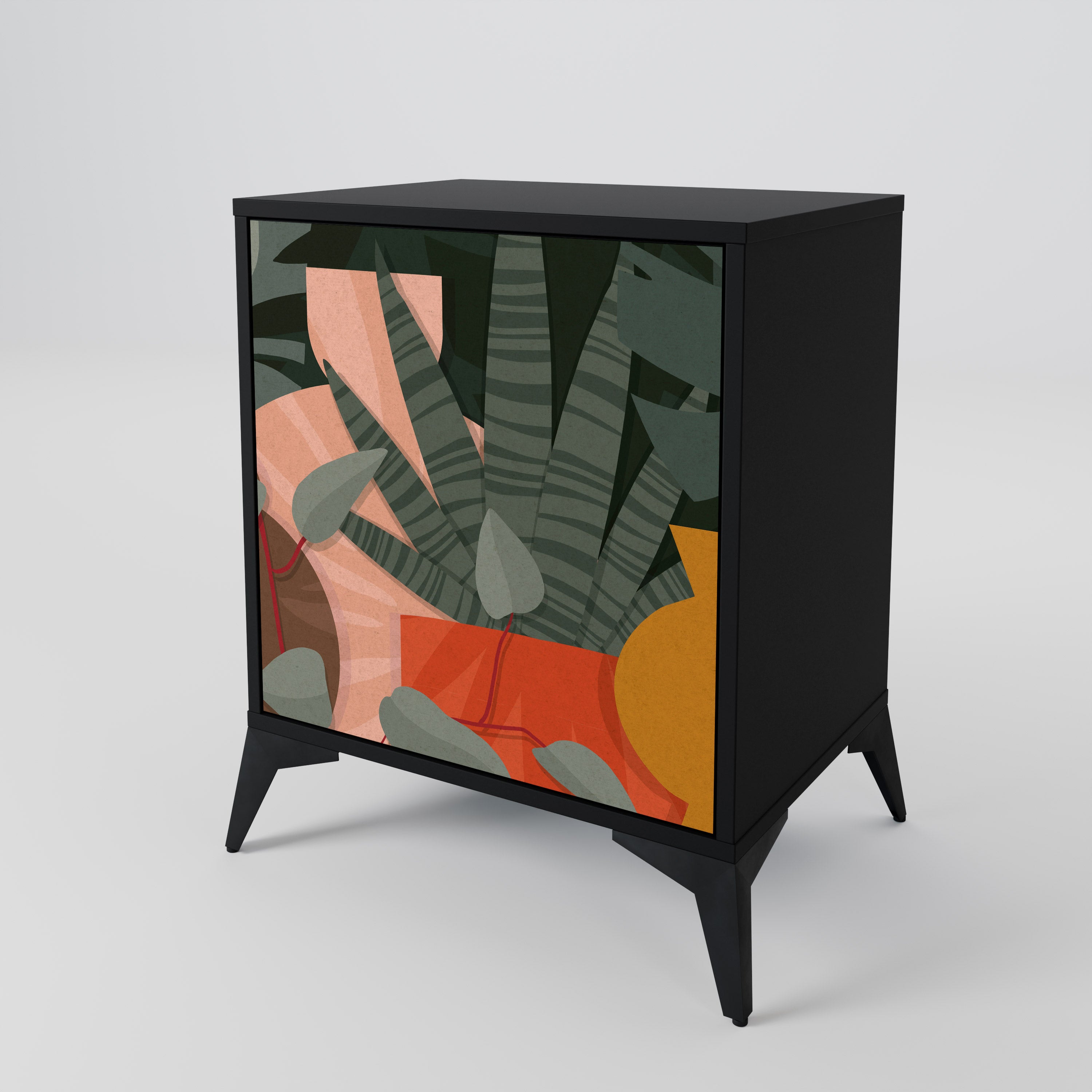 TROPICAL COMPOSITION 1-Door Sideboard