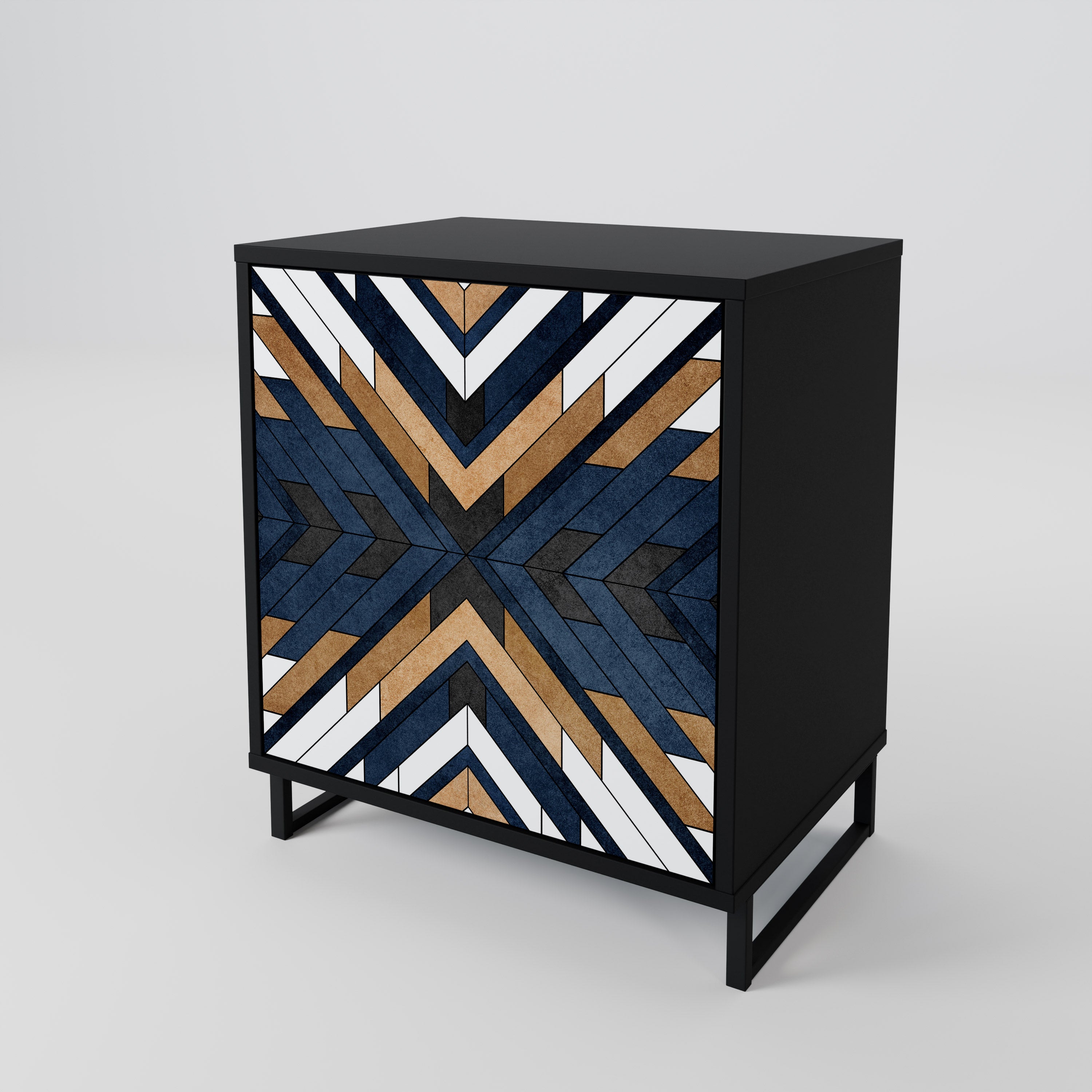 ARTFUL GEOMETRY 1-Door Sideboard