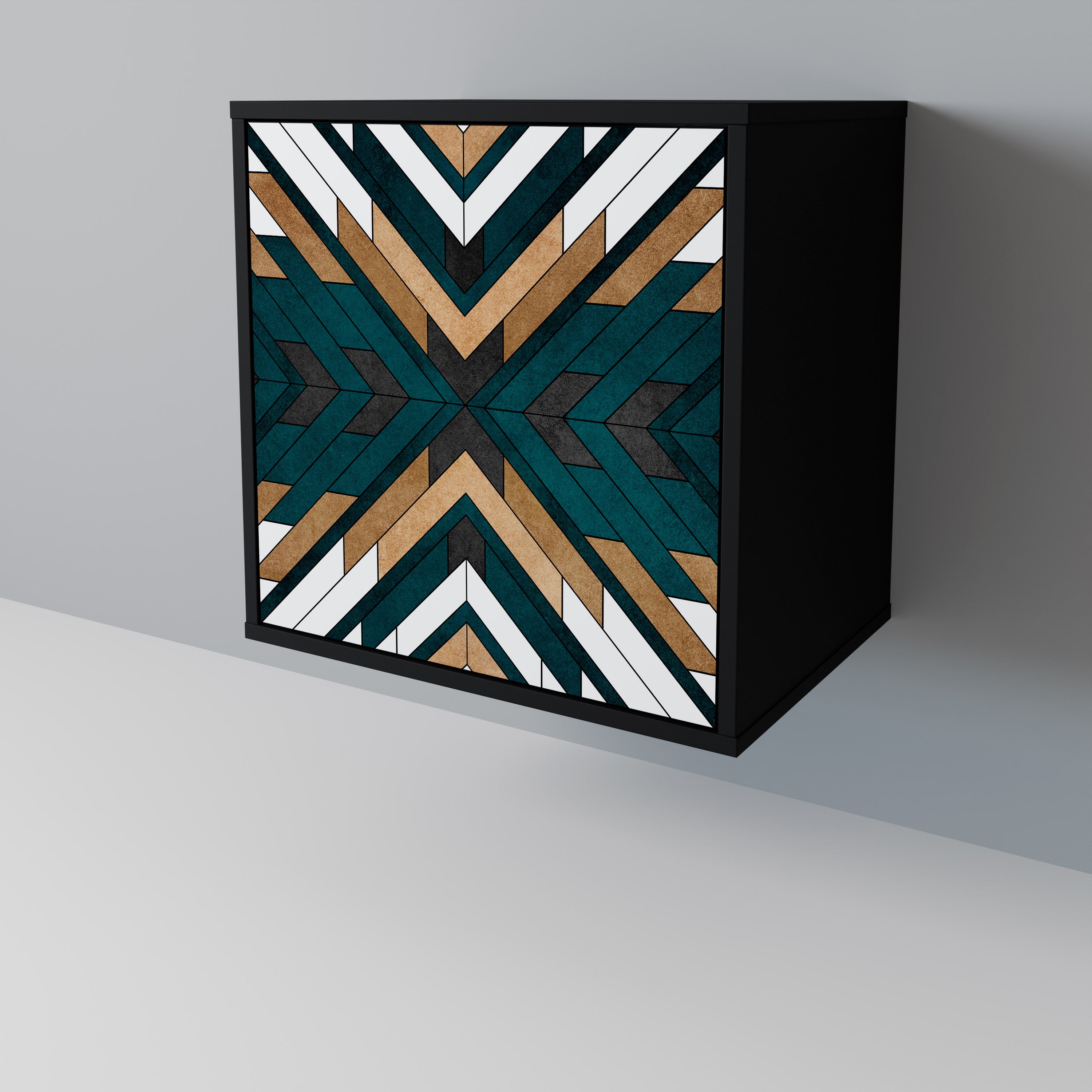 ARTISTIC GEOMETRY 1-Door Sideboard