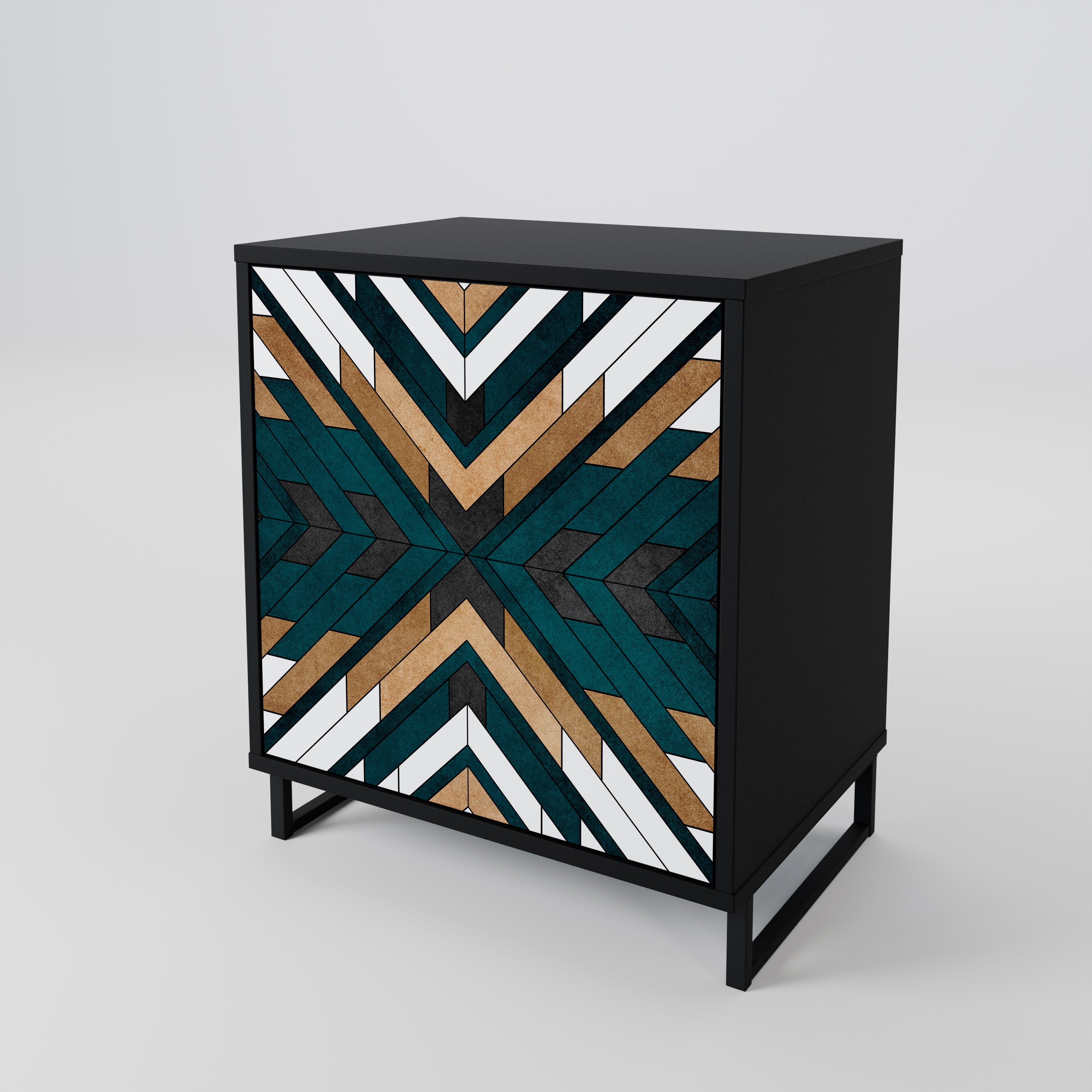 ARTISTIC GEOMETRY 1-Door Sideboard