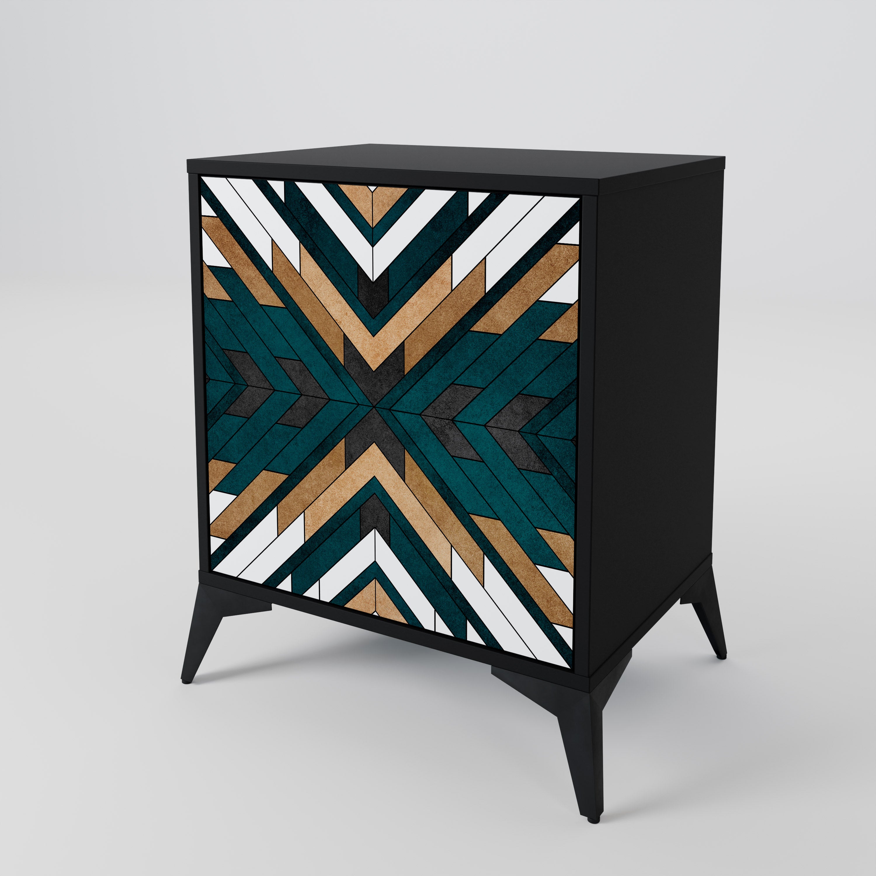 ARTISTIC GEOMETRY 1-Door Sideboard