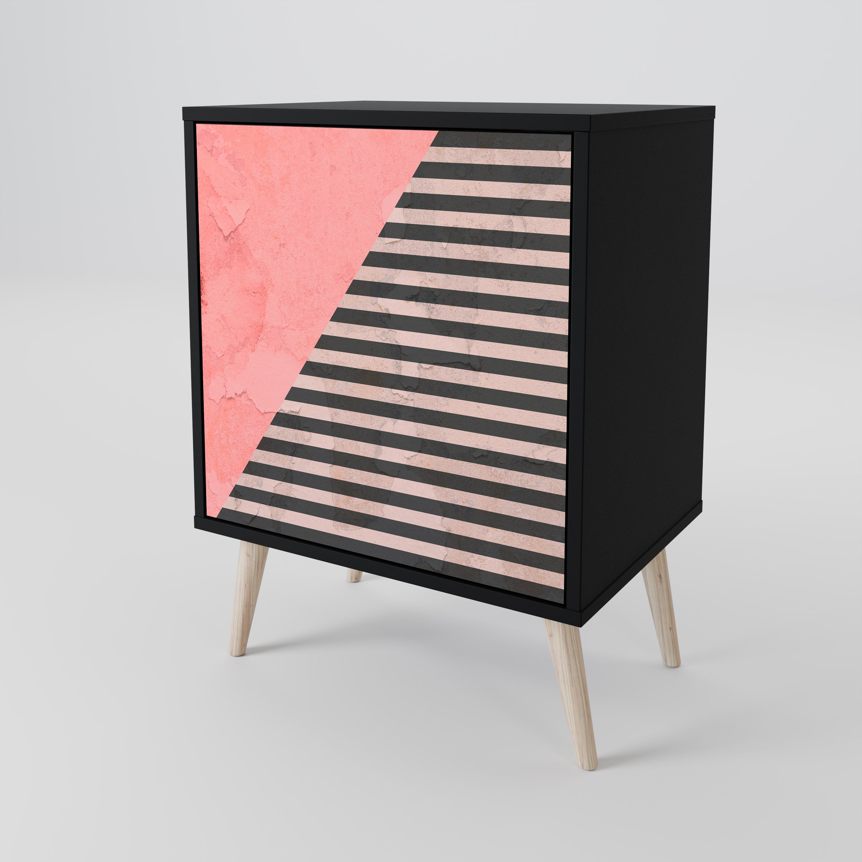 GLAMOROUS STRIPE 1-Door Sideboard