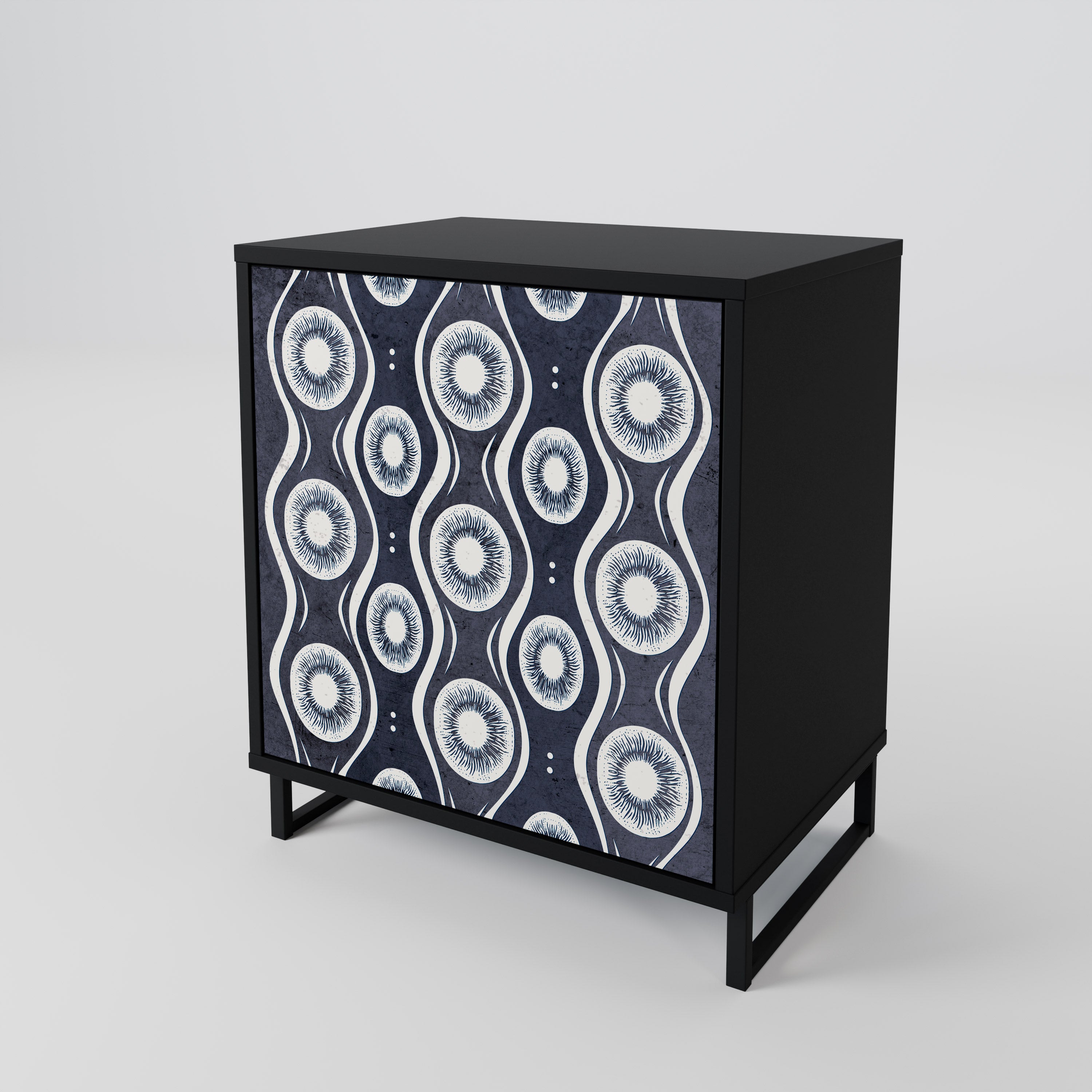 GRAPHITE EYES 1-Door Sideboard