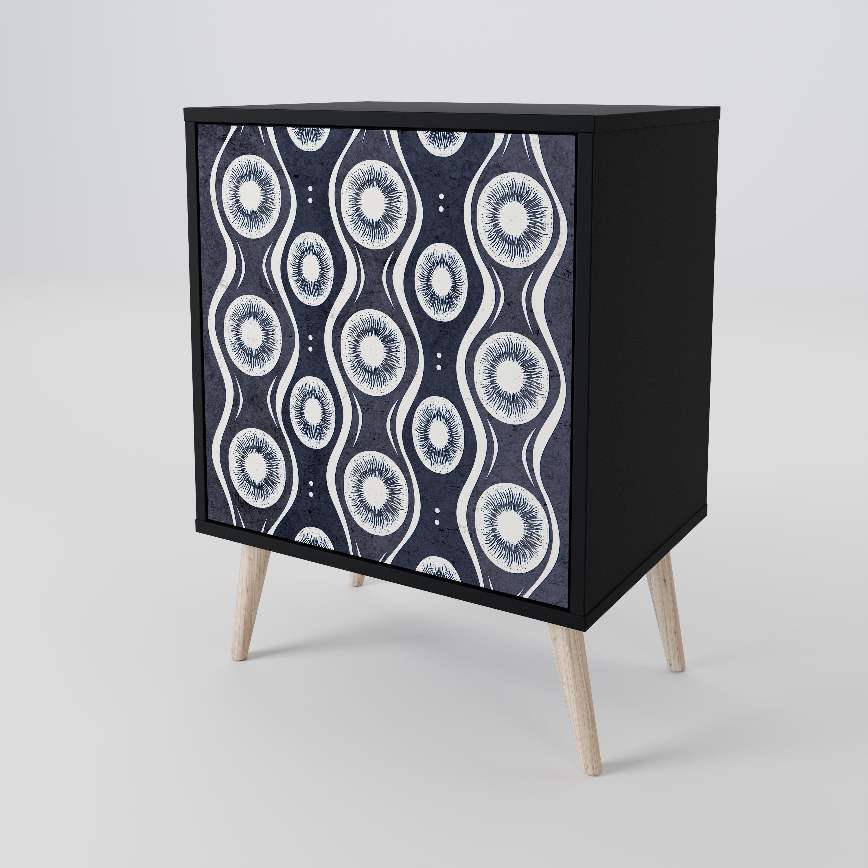 GRAPHITE EYES 1-Door Sideboard