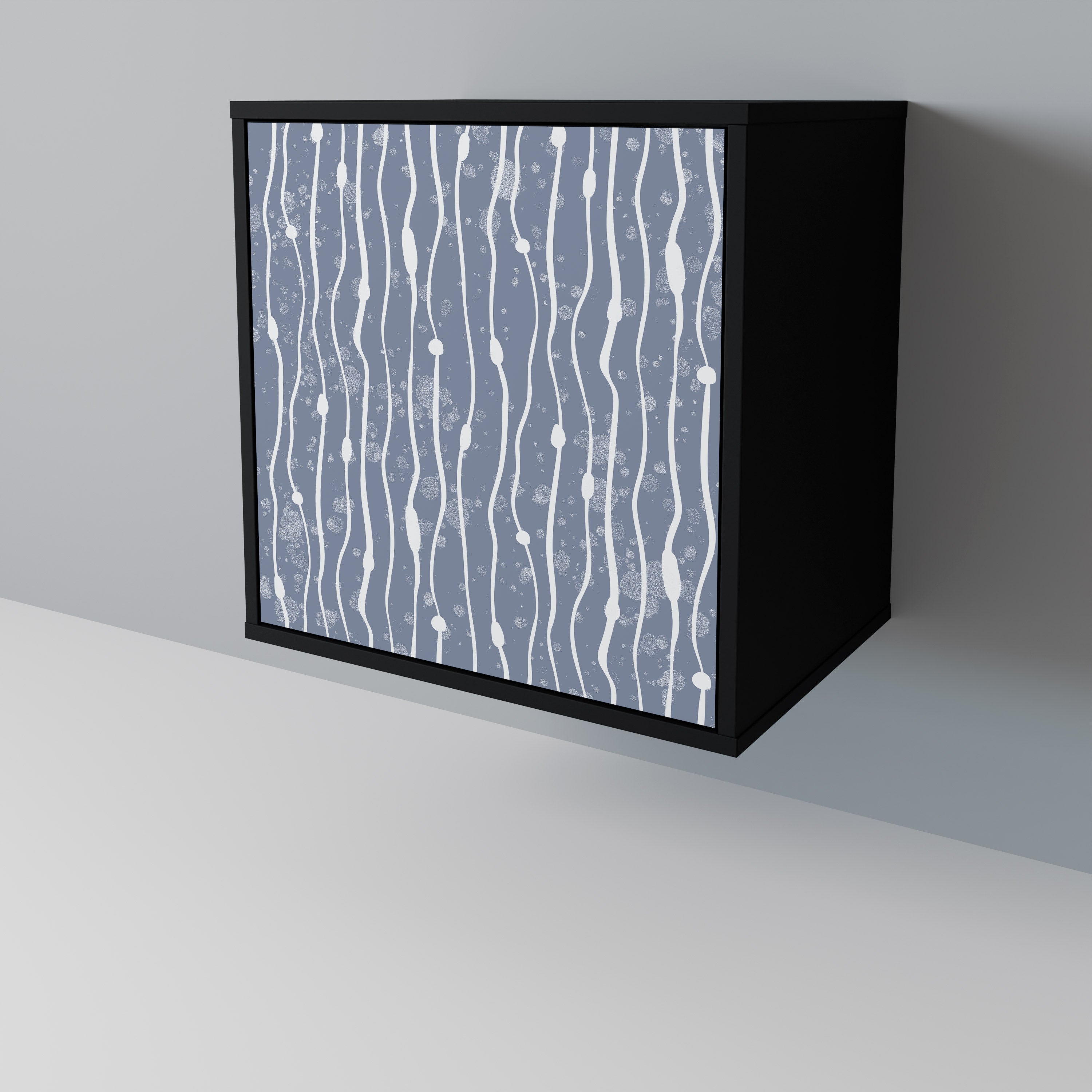 GRAPHITE RAIN 1-Door Sideboard