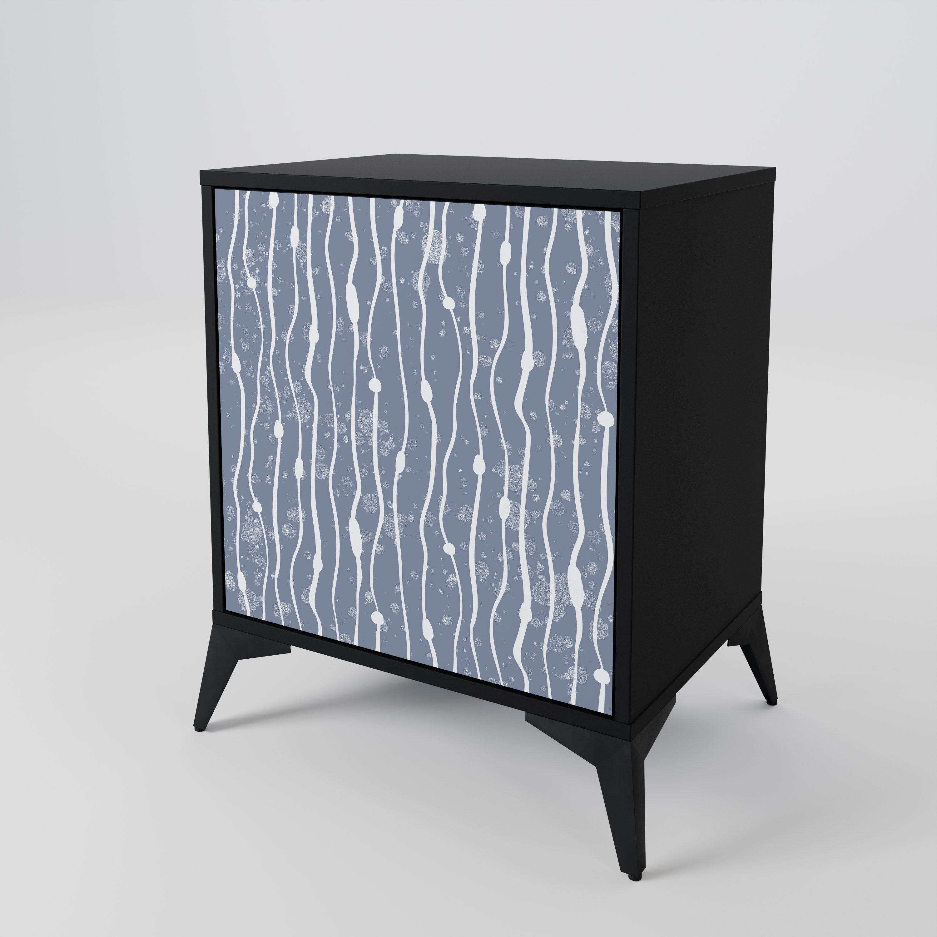 GRAPHITE RAIN 1-Door Sideboard