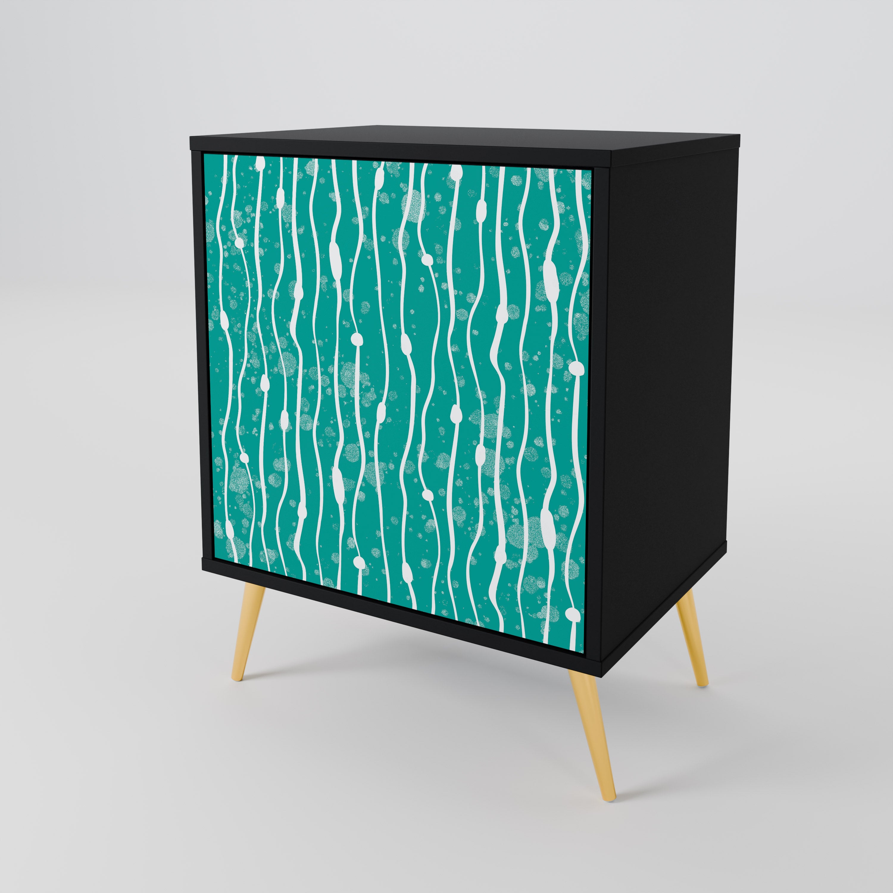 TURQUOISE RAIN 1-Door Sideboard