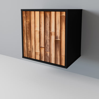 NATURAL WOOD 1-Door Sideboard