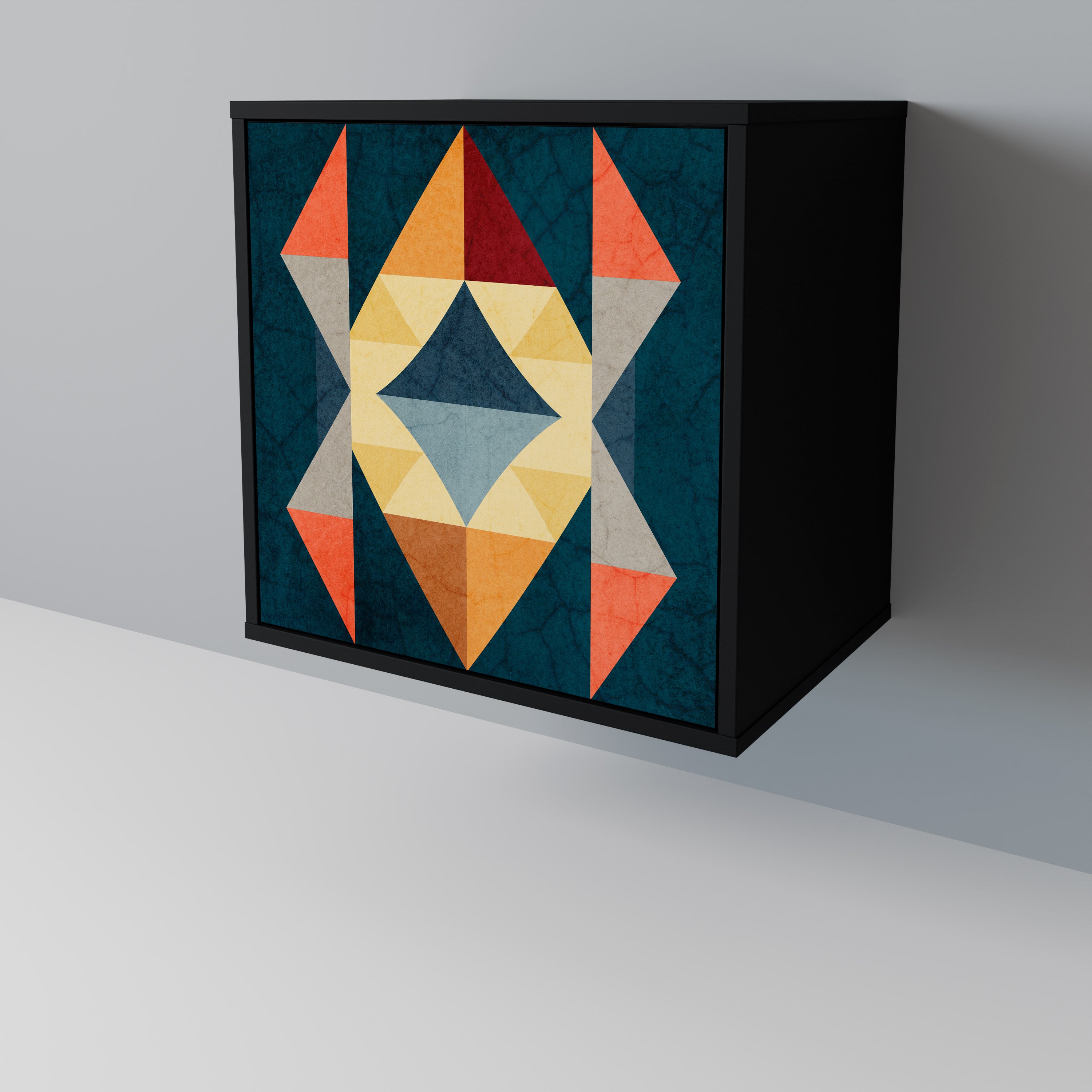 CRACKED ILLUSION 1-Door Sideboard