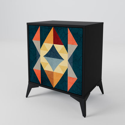 CRACKED ILLUSION 1-Door Sideboard