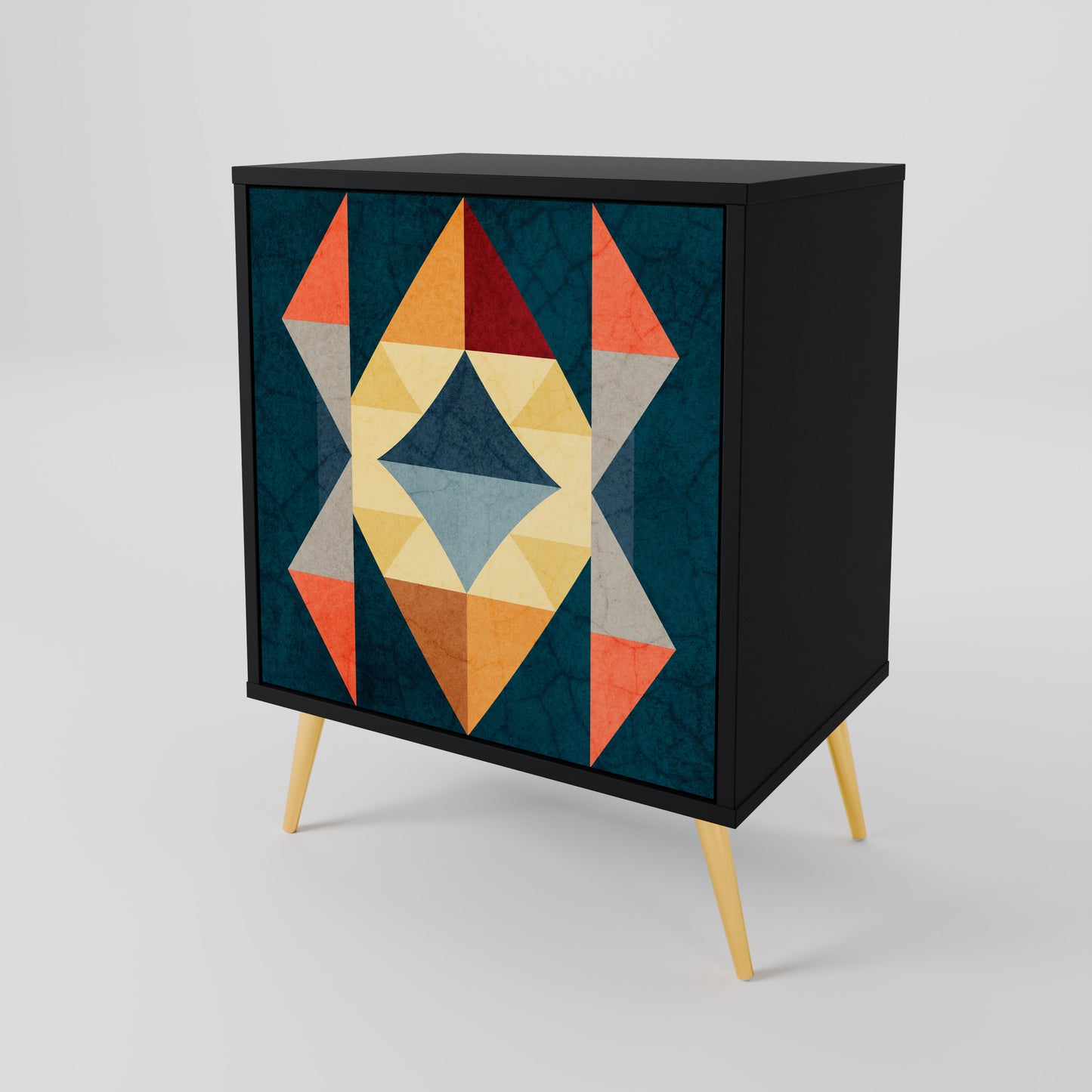 CRACKED ILLUSION 1-Door Sideboard