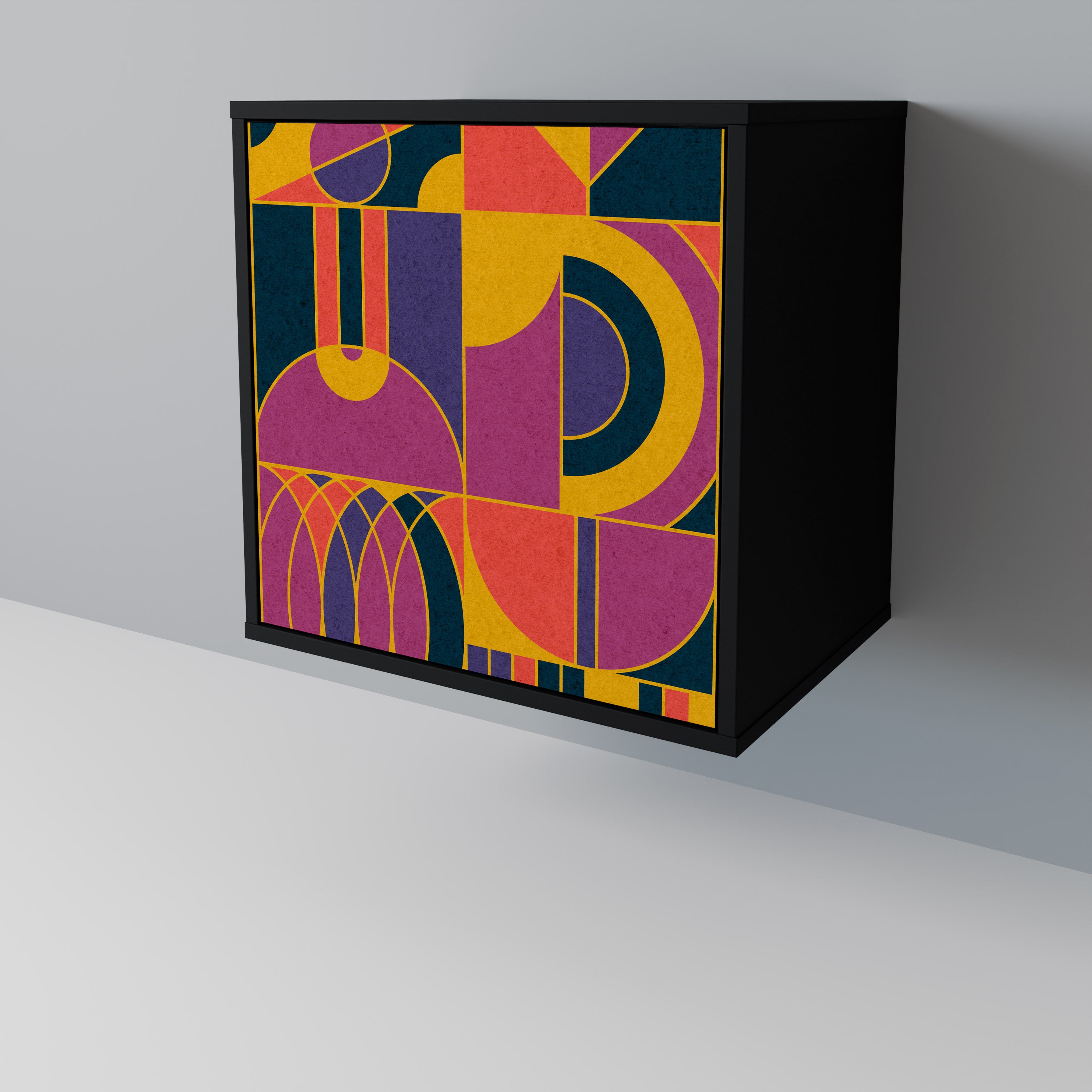 ELECTRIC PATTERNS 1-Door Sideboard