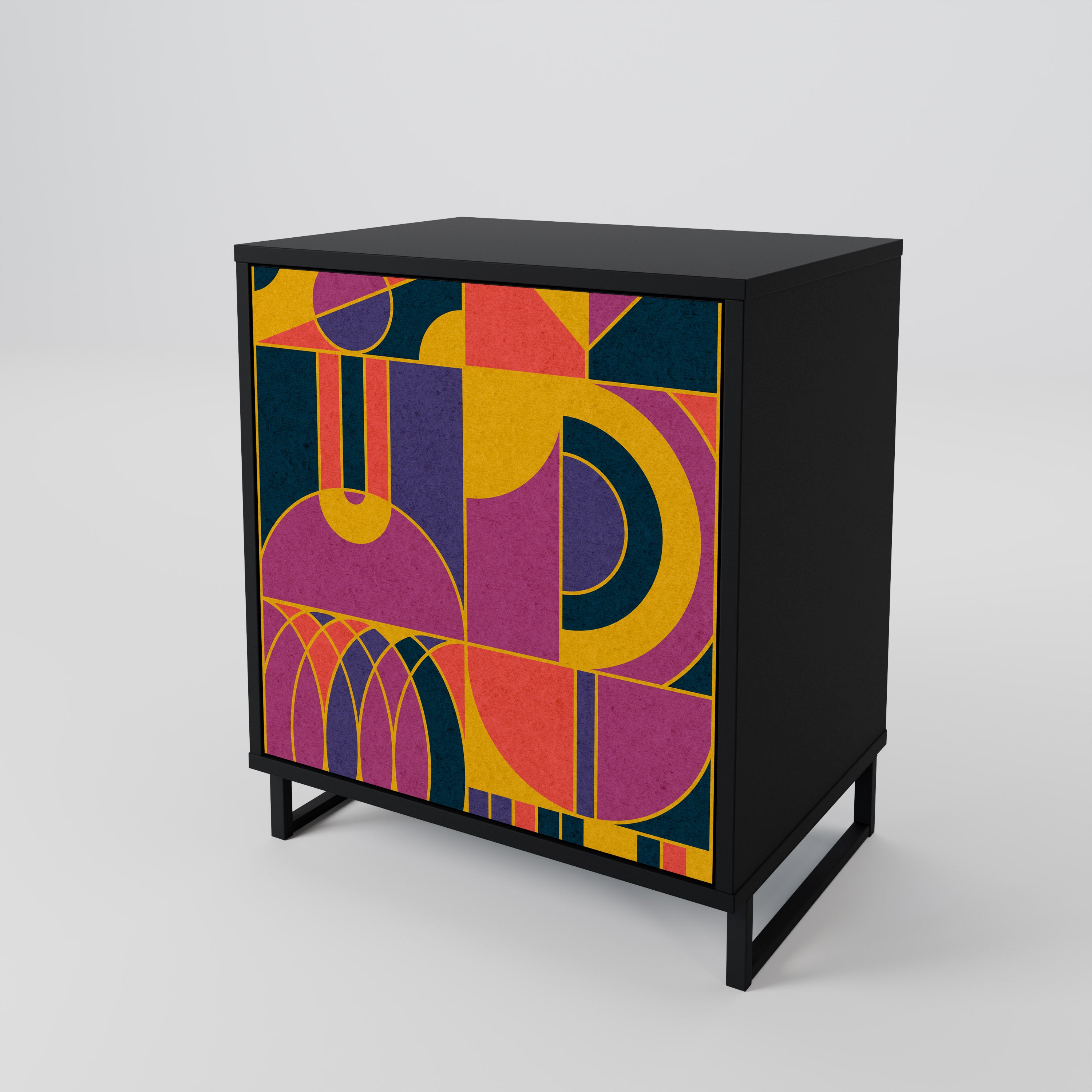 ELECTRIC PATTERNS 1-Door Sideboard