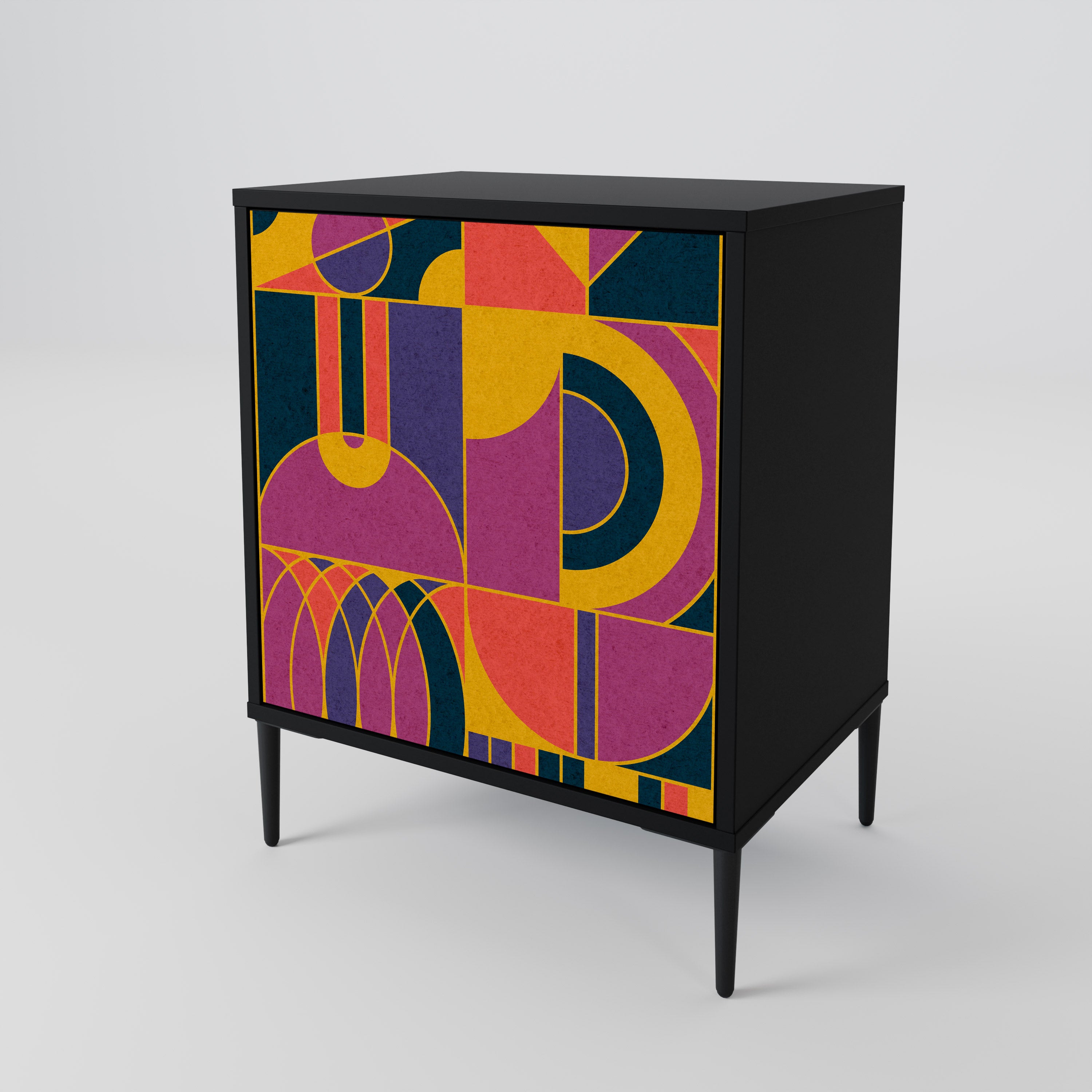 ELECTRIC PATTERNS 1-Door Sideboard