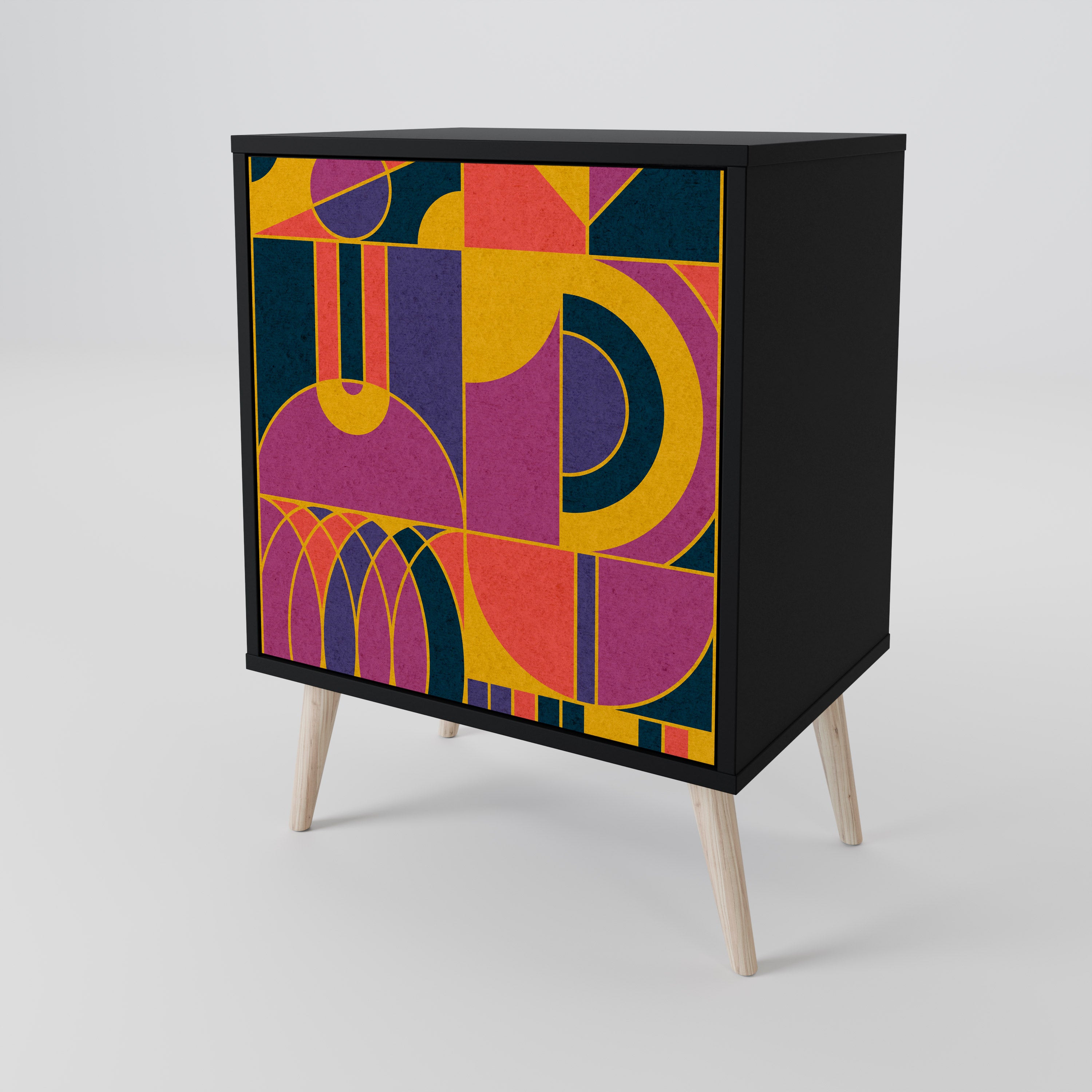 ELECTRIC PATTERNS 1-Door Sideboard