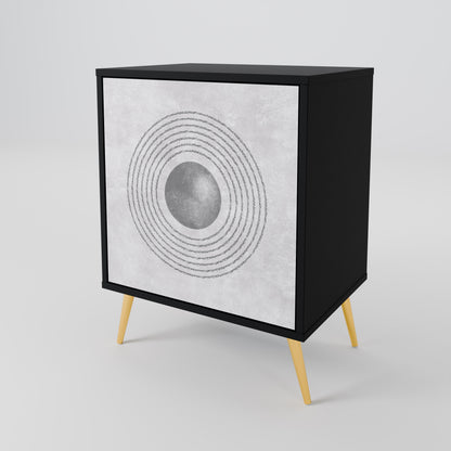SOLID CIRCLES 1-Door Sideboard