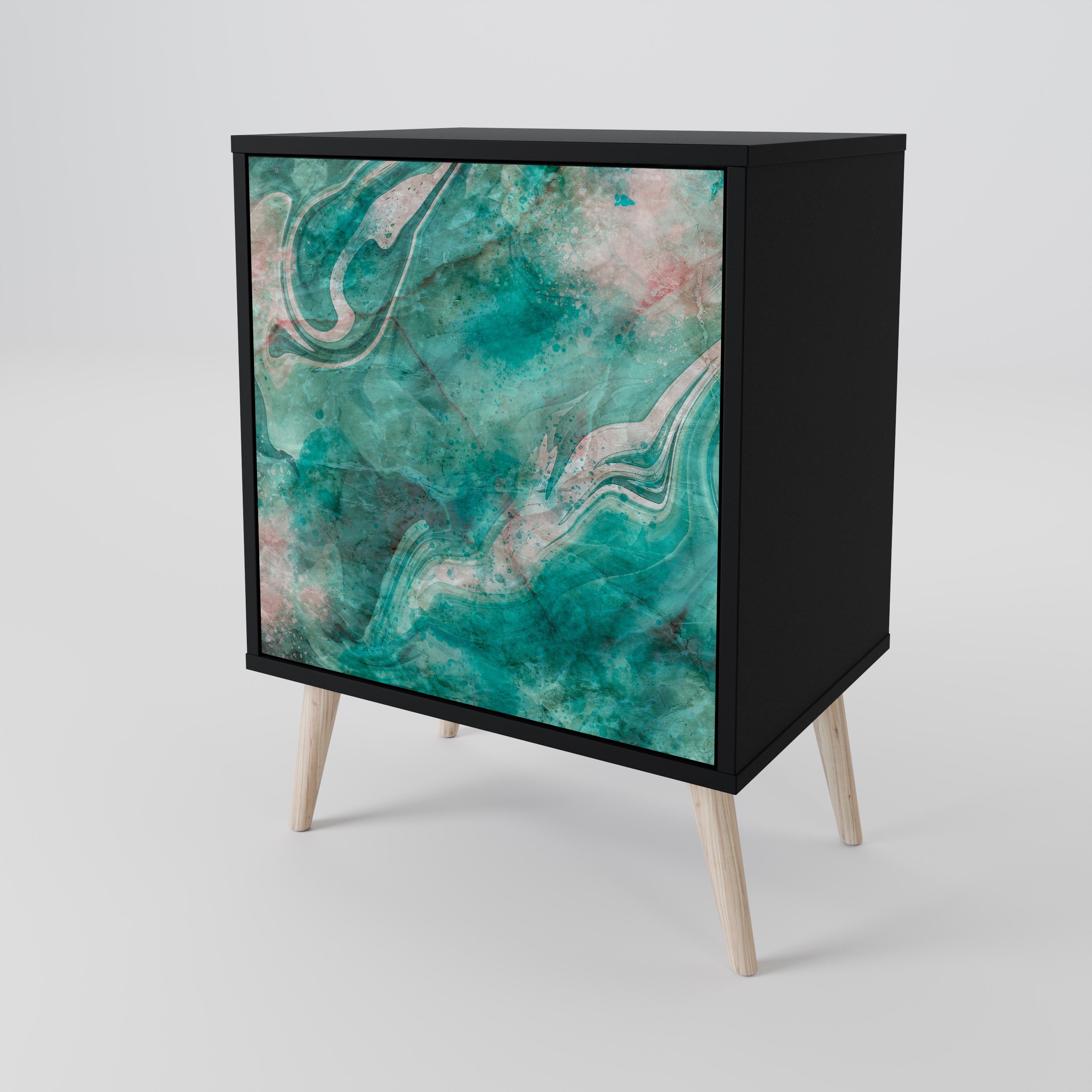 ABSTRACT ALCHEMY 1-Door Sideboard