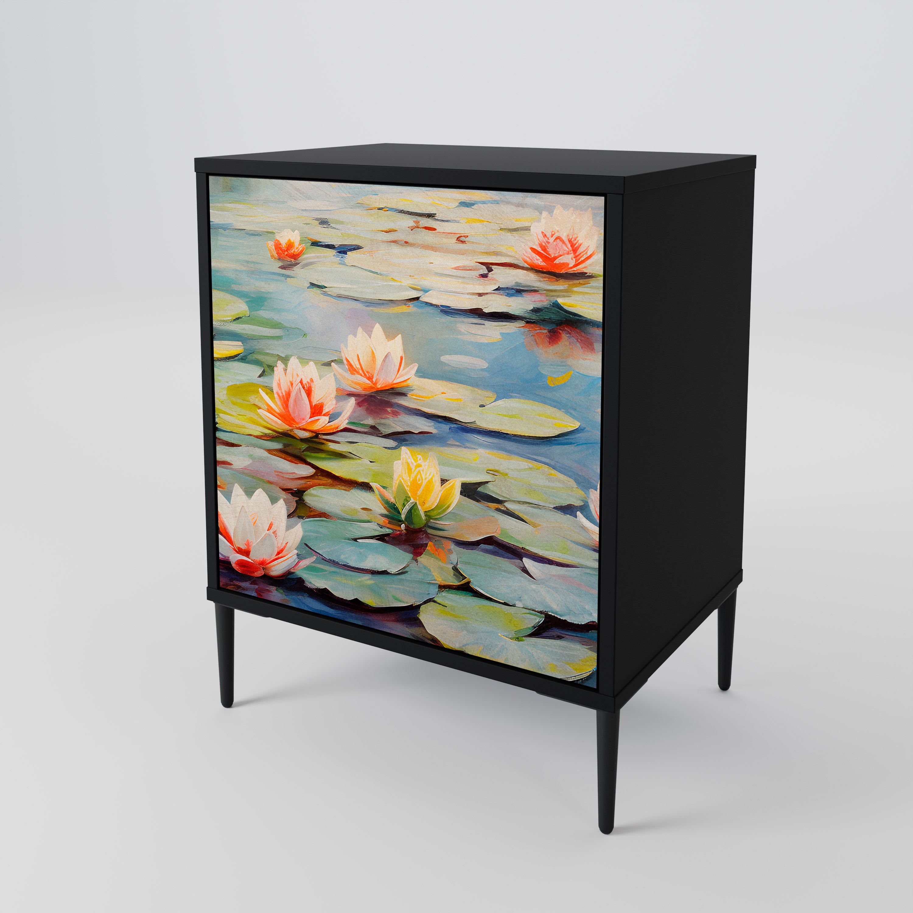 BLOOMING WATERS 1-Door Sideboard