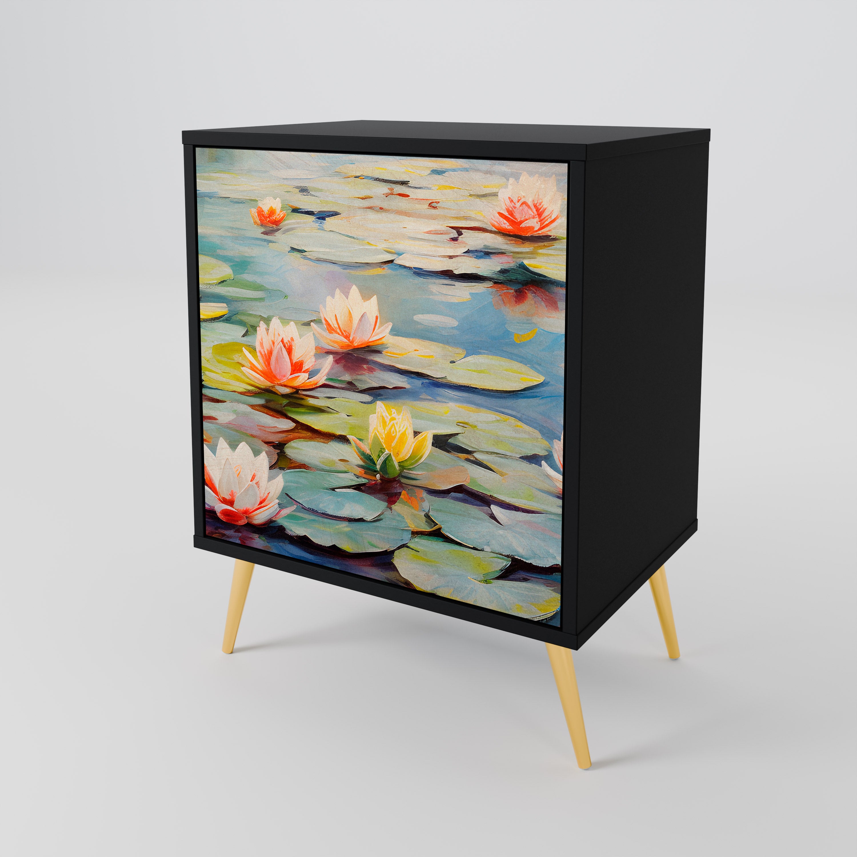 BLOOMING WATERS 1-Door Sideboard