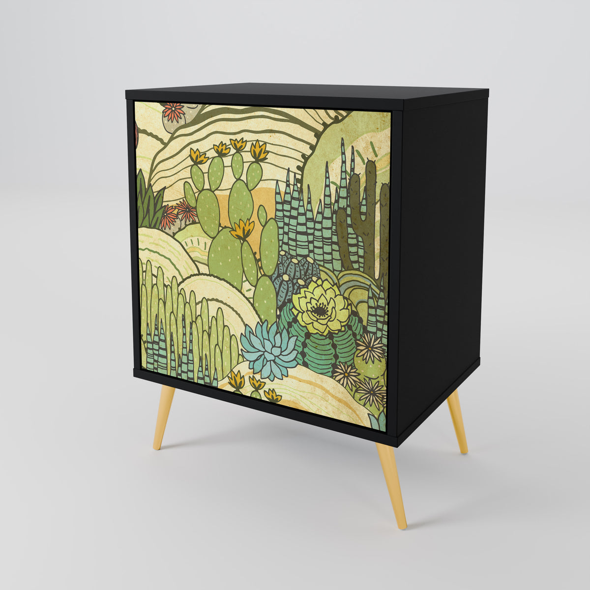 SUCCULENTS KALEIDOSCOPE 1-Door Sideboard