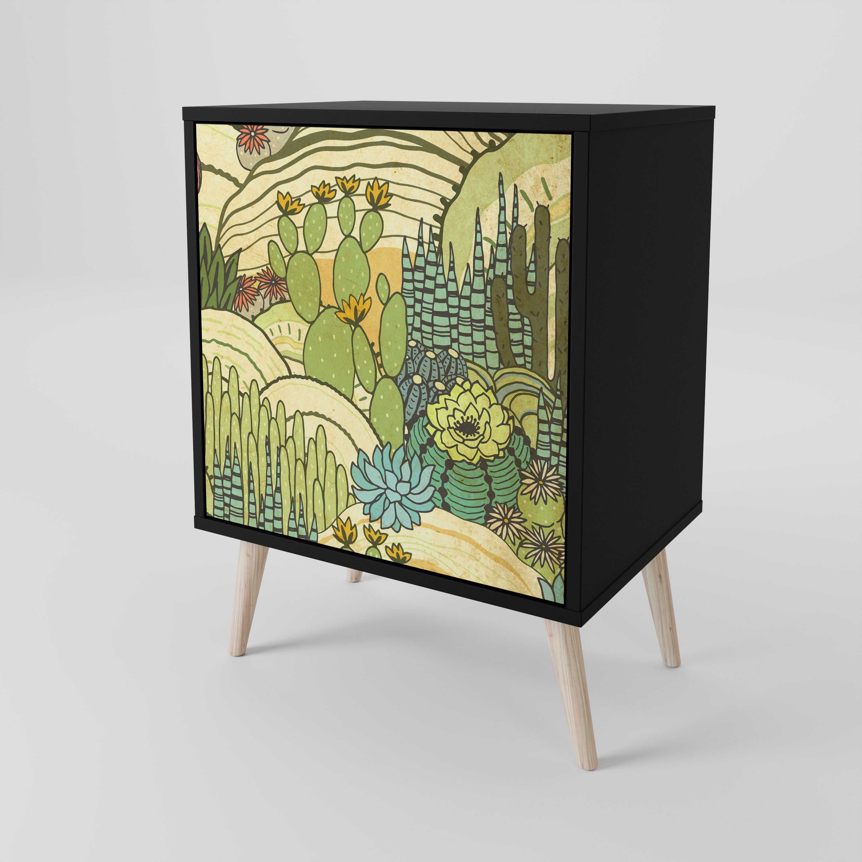 SUCCULENTS KALEIDOSCOPE 1-Door Sideboard