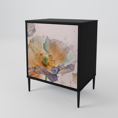 SOFTEN POPPY 1-Door Sideboard