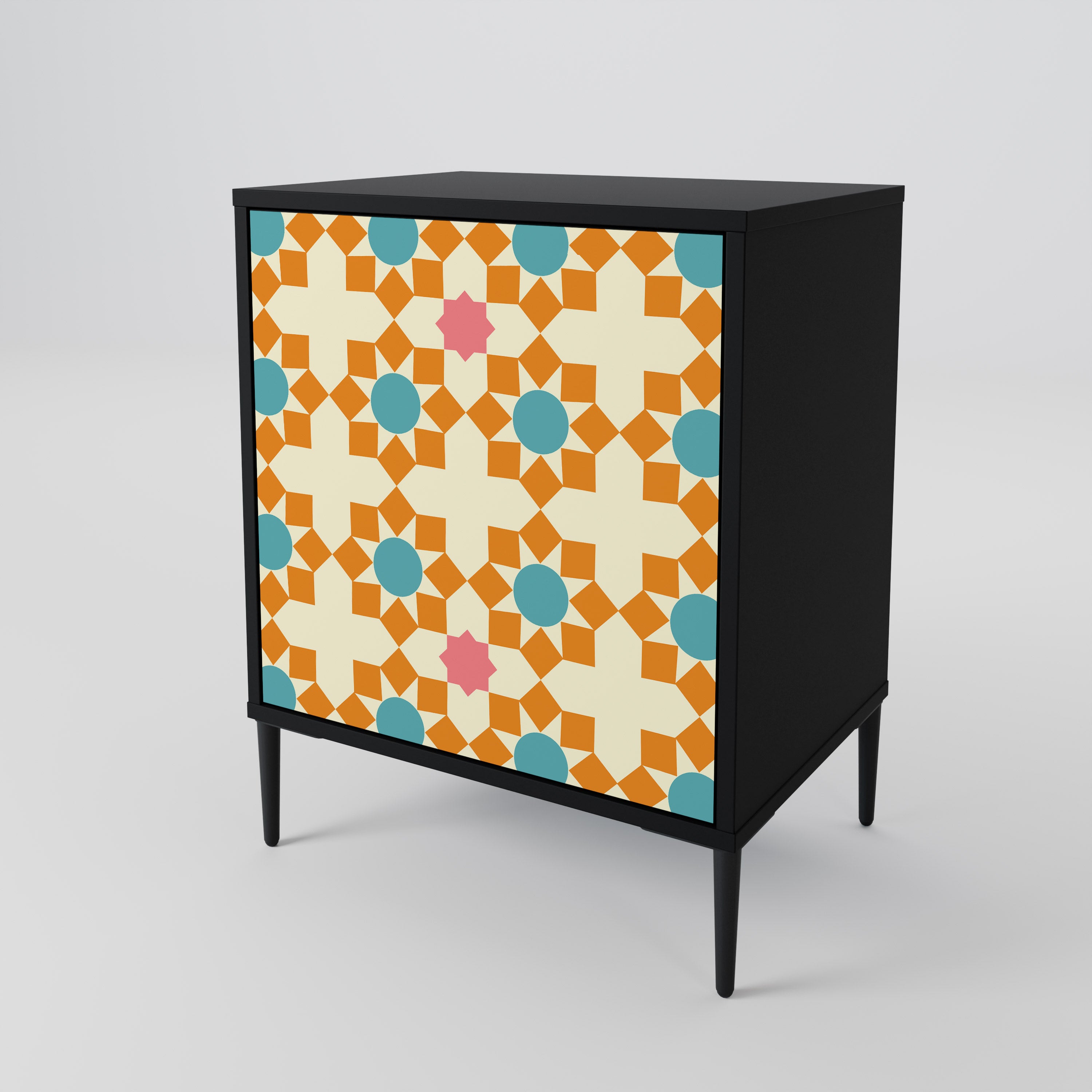 FLORAL DECOR 1-Door Sideboard