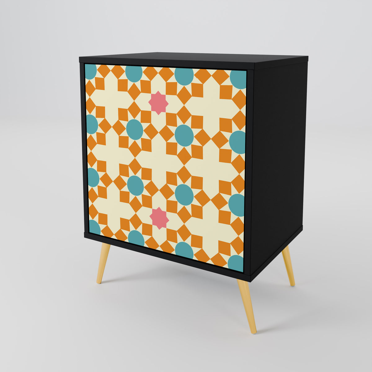 FLORAL DECOR 1-Door Sideboard