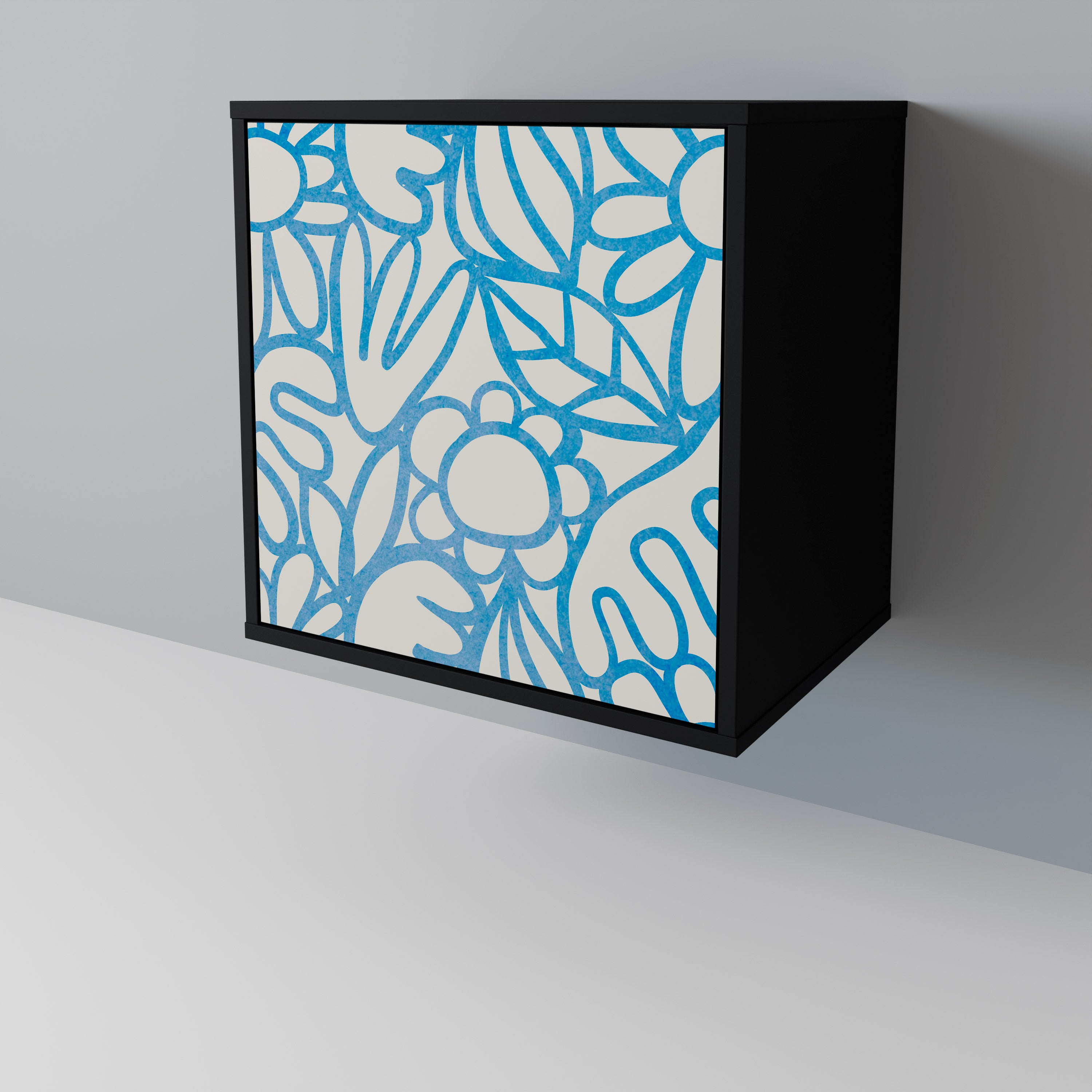 BLOOMY MORNING 1-Door Sideboard