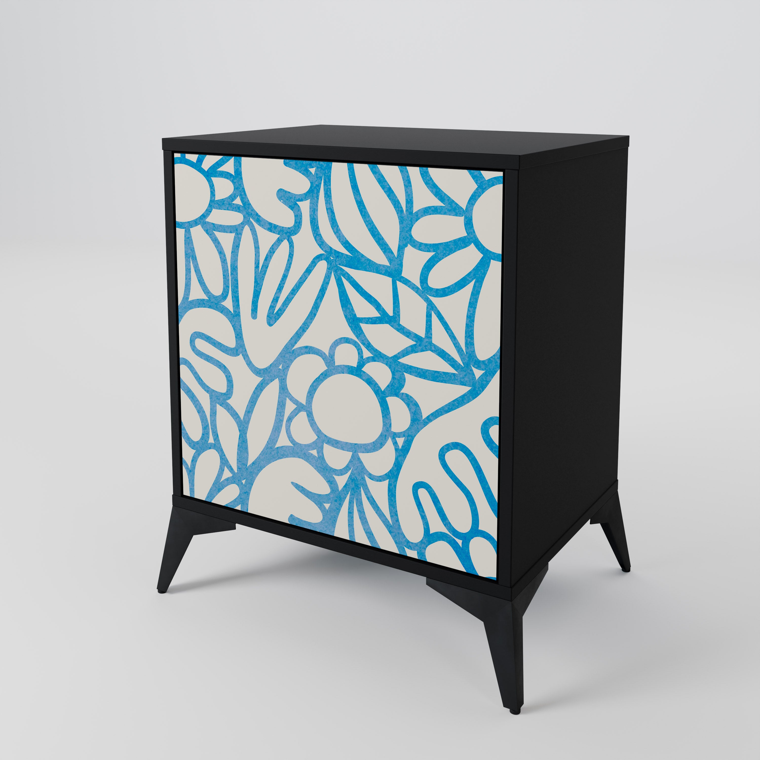 BLOOMY MORNING 1-Door Sideboard
