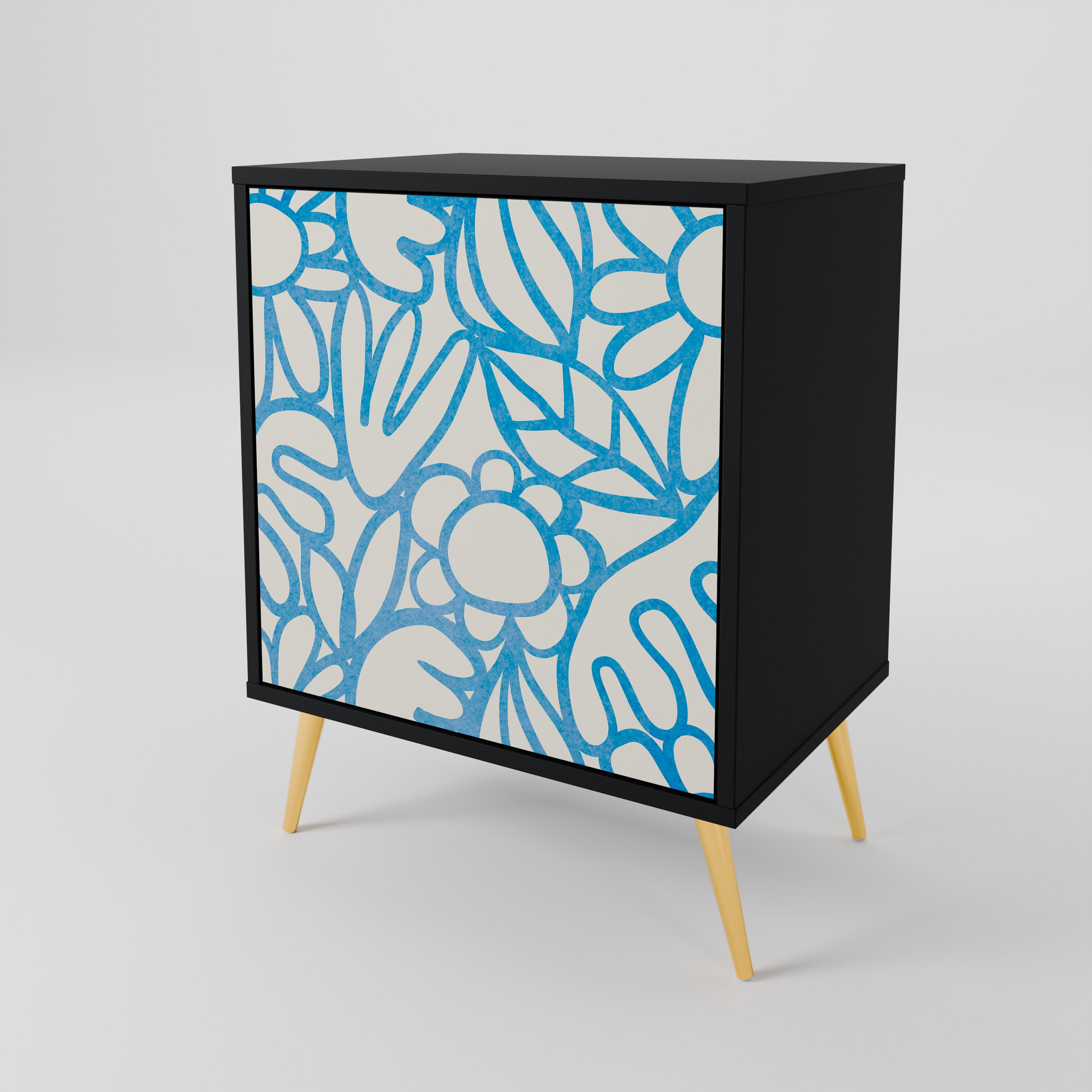 BLOOMY MORNING 1-Door Sideboard