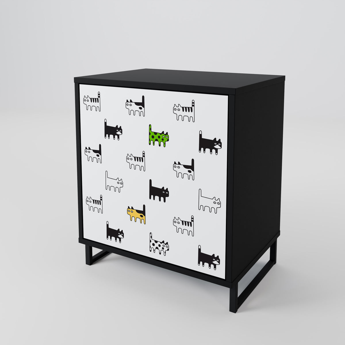CATS COMPILATION 1-Door Sideboard