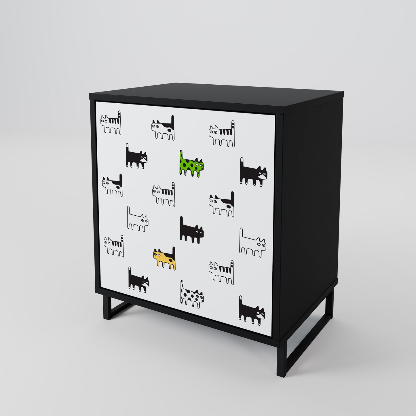 CATS COMPILATION 1-Door Sideboard