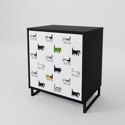 CATS COMPILATION 1-Door Sideboard