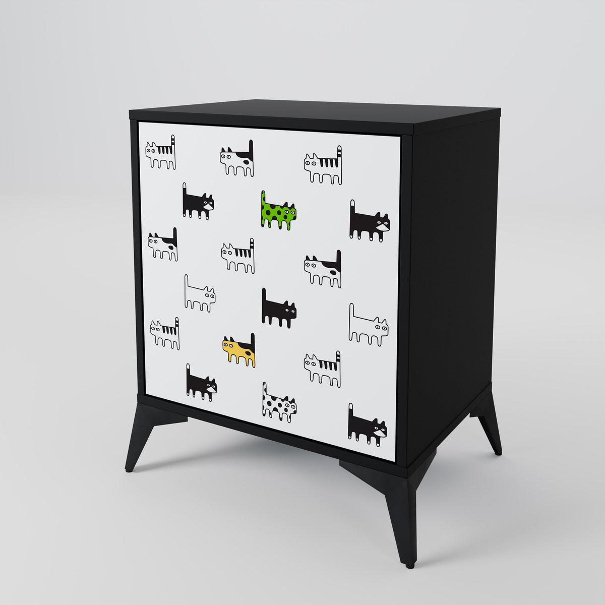CATS COMPILATION 1-Door Sideboard
