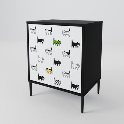 CATS COMPILATION 1-Door Sideboard