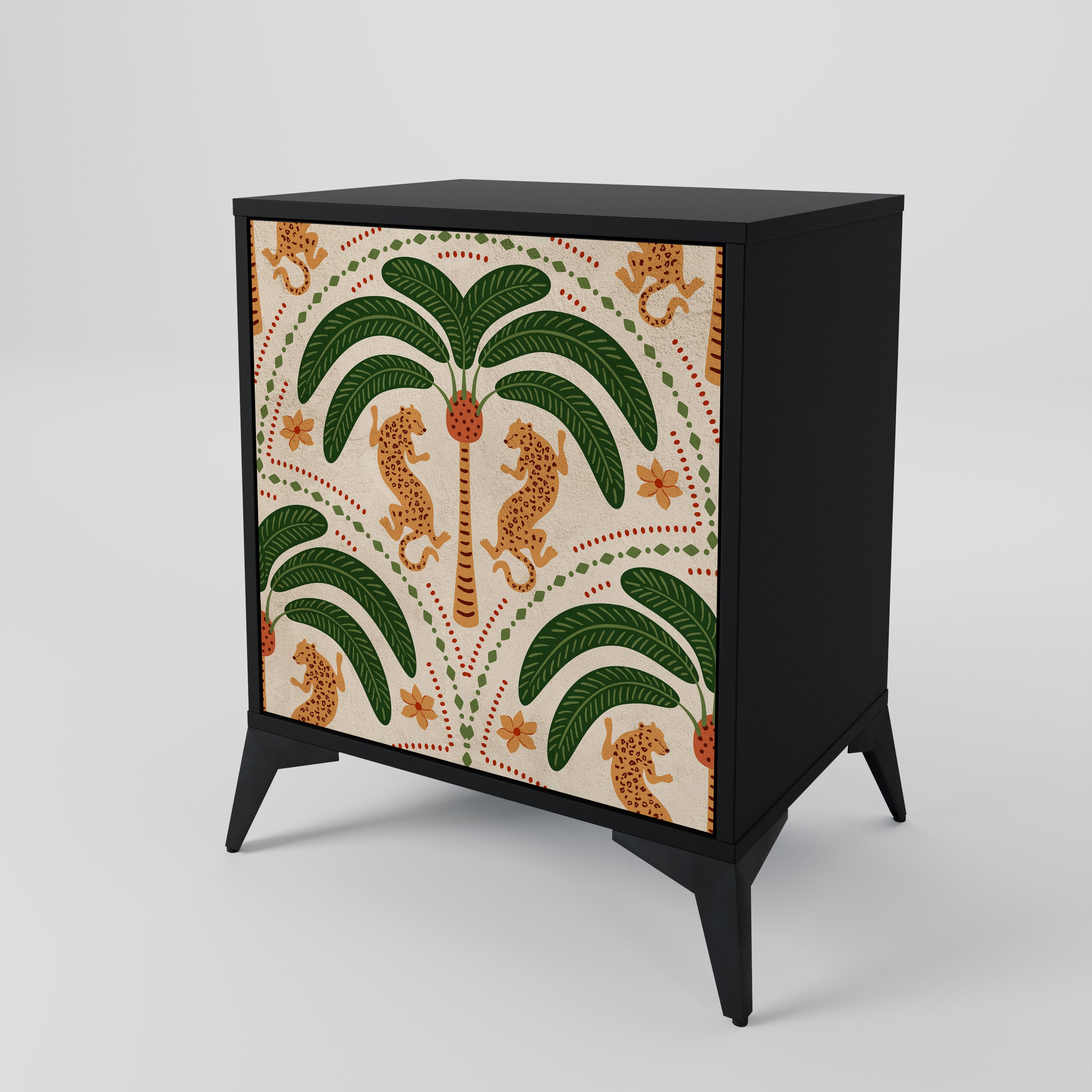 DANCING PREDATORS 1-Door Sideboard