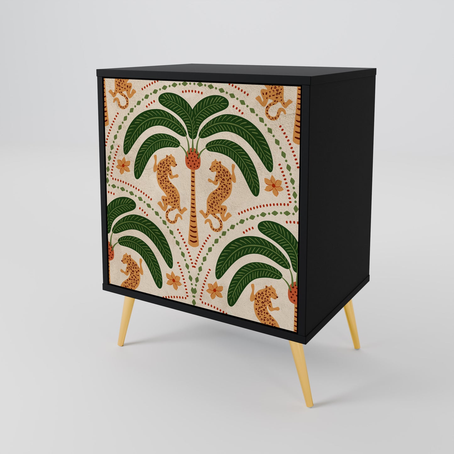 DANCING PREDATORS 1-Door Sideboard