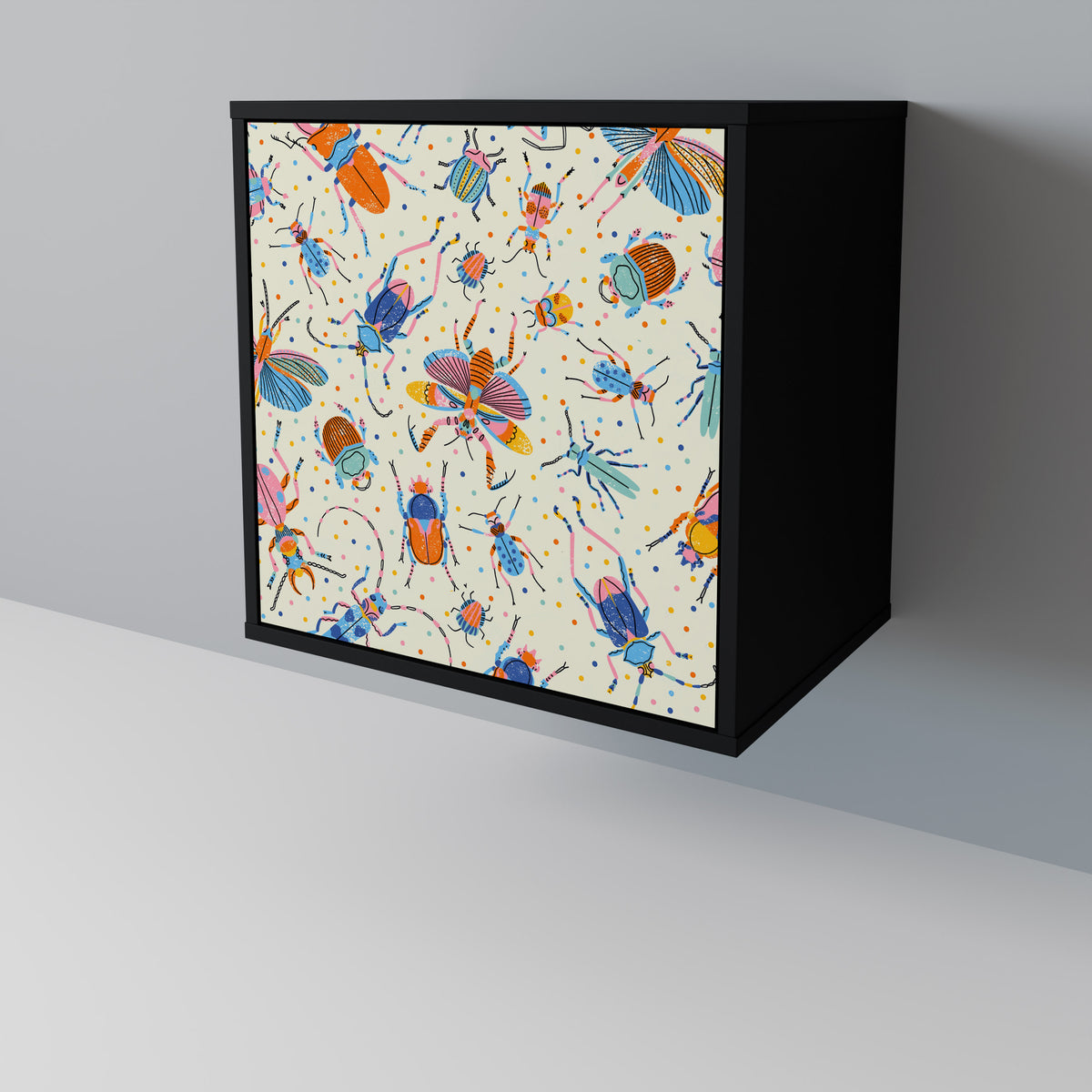 COLORFUL INSECTS 1-Door Sideboard