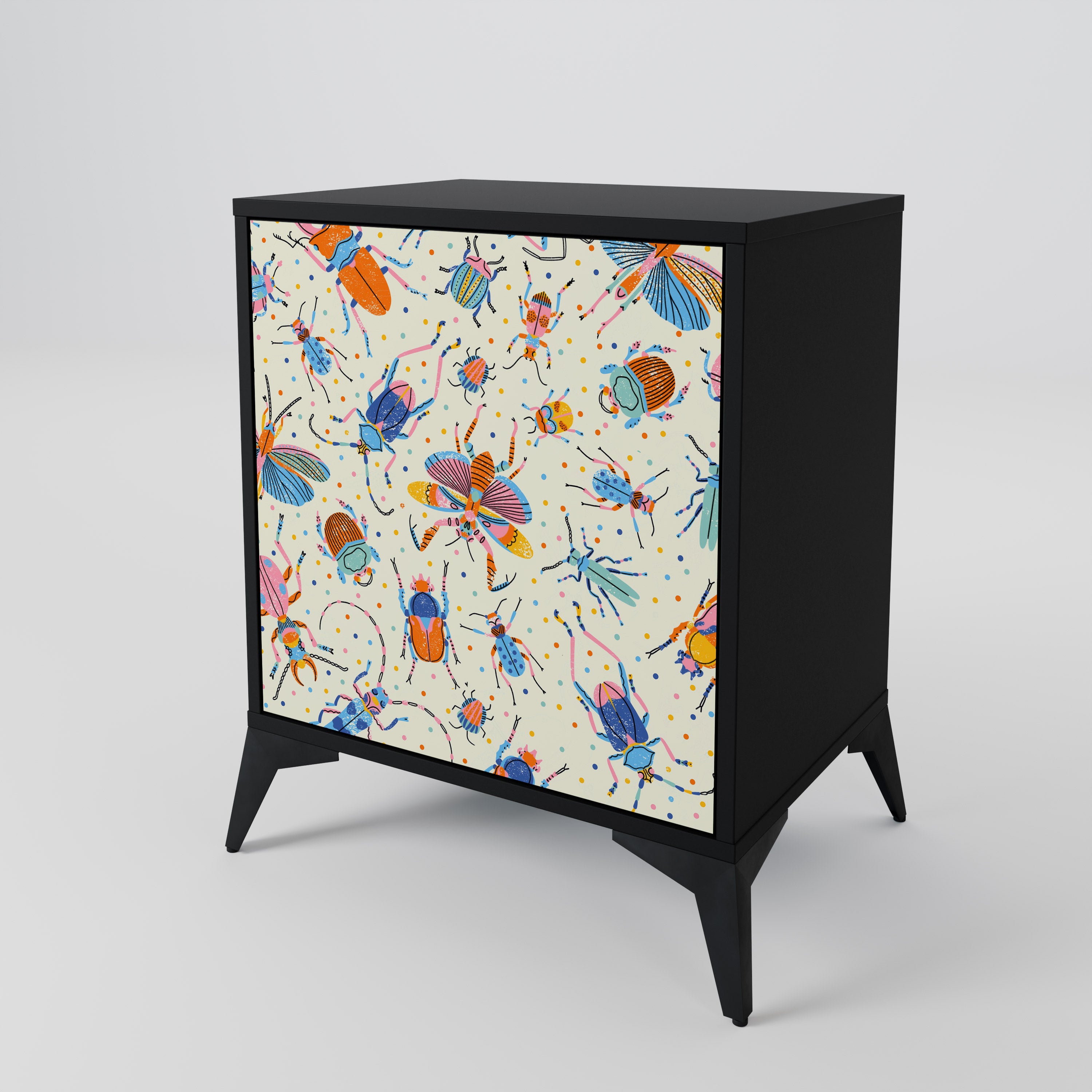 COLORFUL INSECTS 1-Door Sideboard