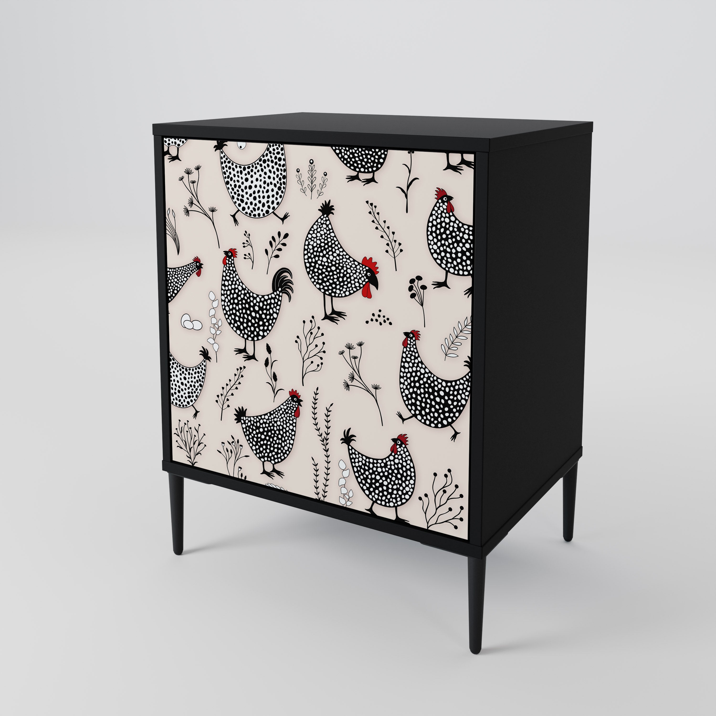 HAPPY HENS 1-Door Sideboard