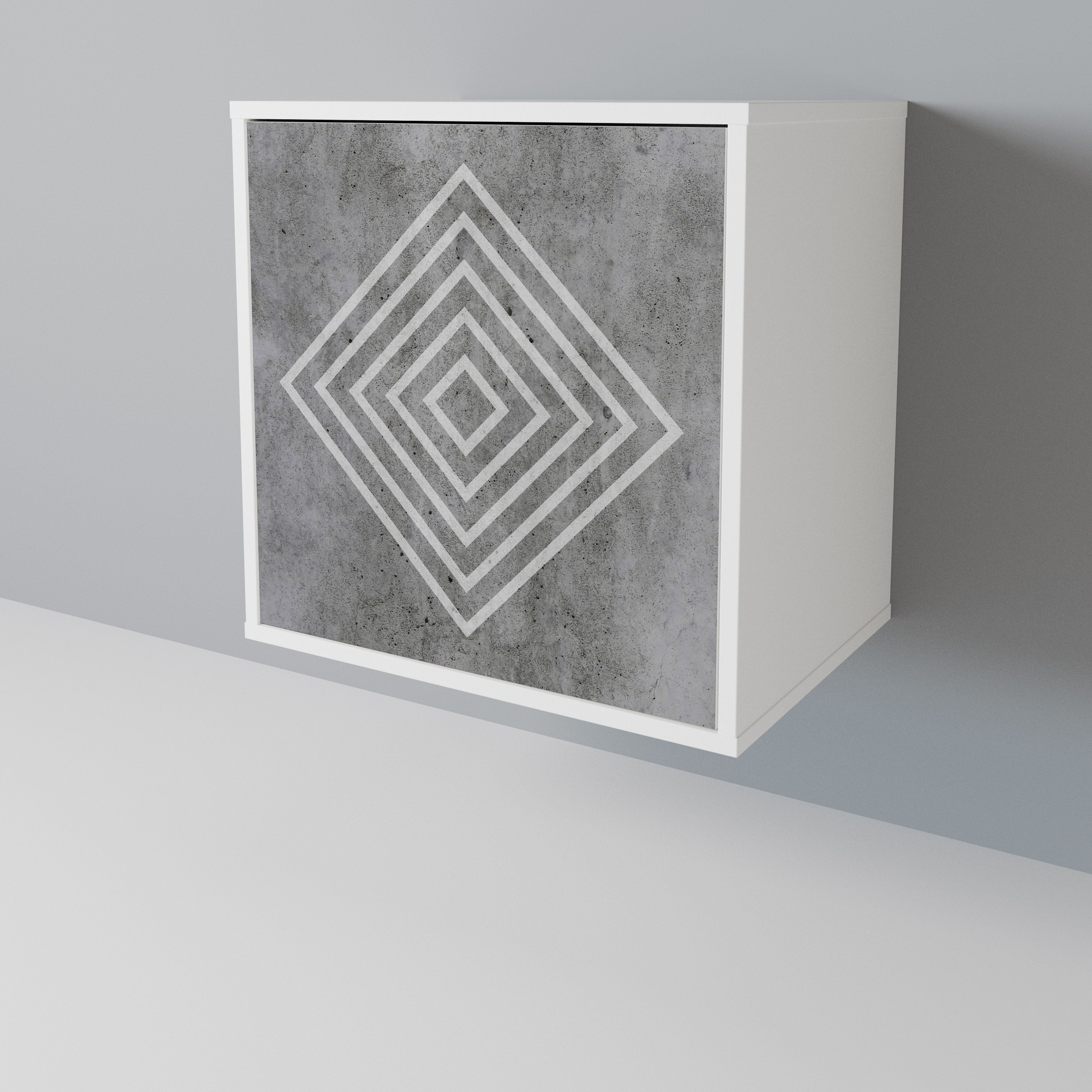 POLYGONAL ARTISTRY 1-Door Sideboard