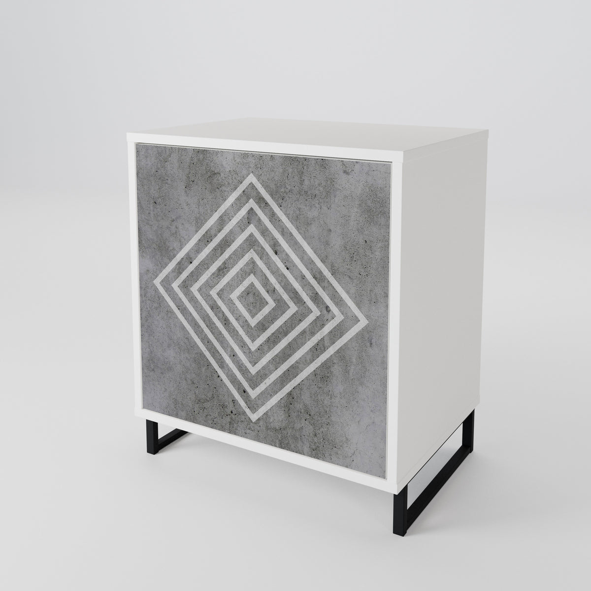 POLYGONAL ARTISTRY 1-Door Sideboard