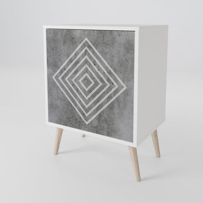 POLYGONAL ARTISTRY 1-Door Sideboard