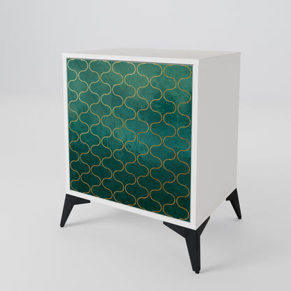 TESSELATED GREENERY 1-Door Sideboard