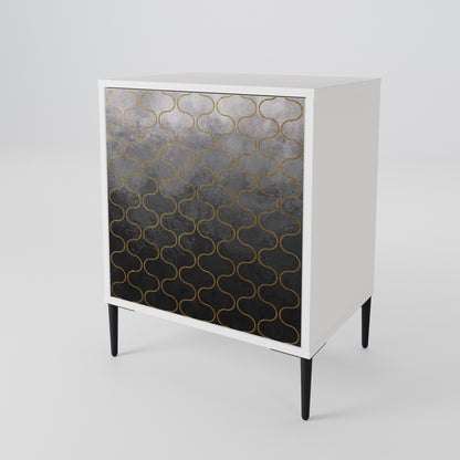 TESSELATED GRAYISH 1-Door Sideboard
