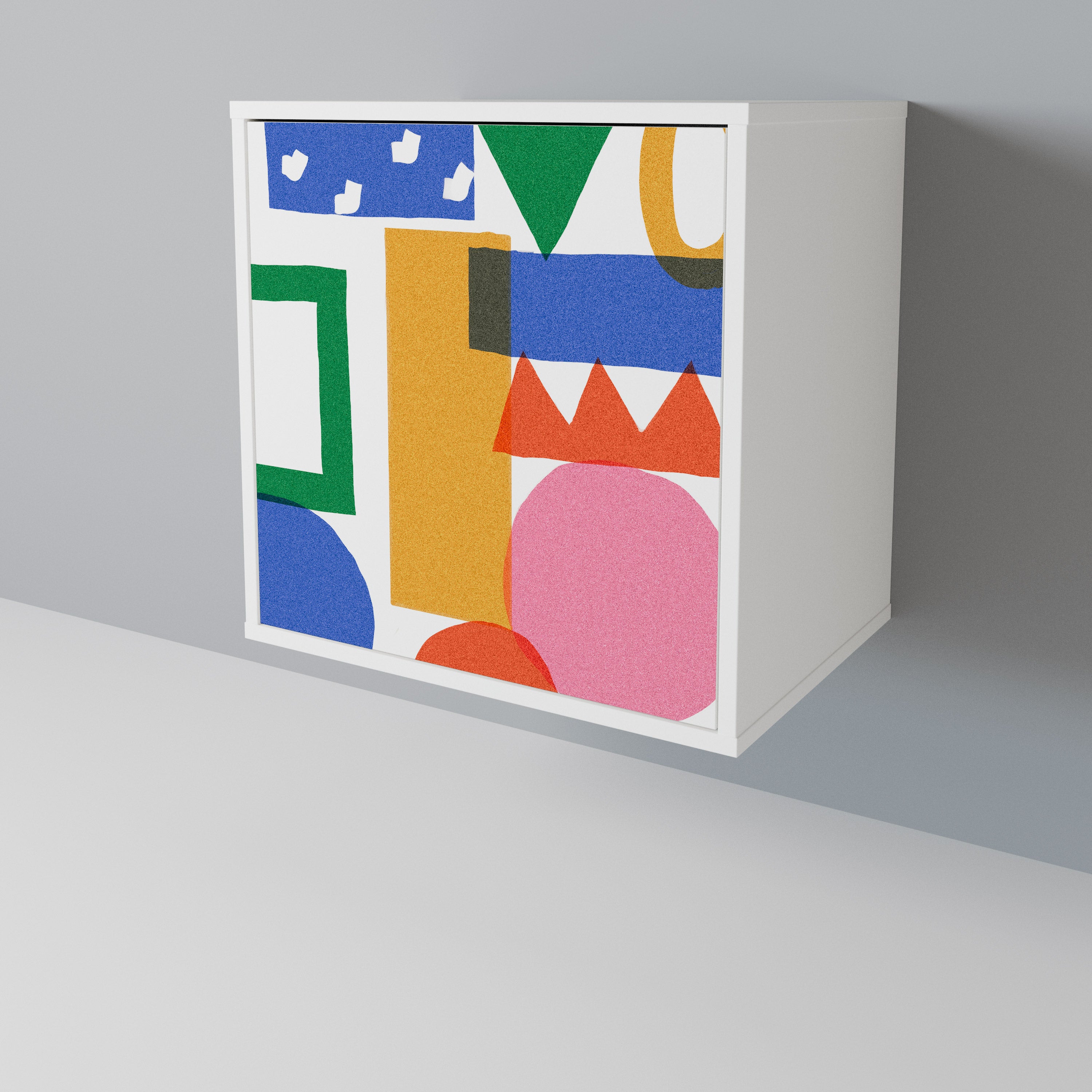 GEOMETRIC GLIMMER 1-Door Sideboard